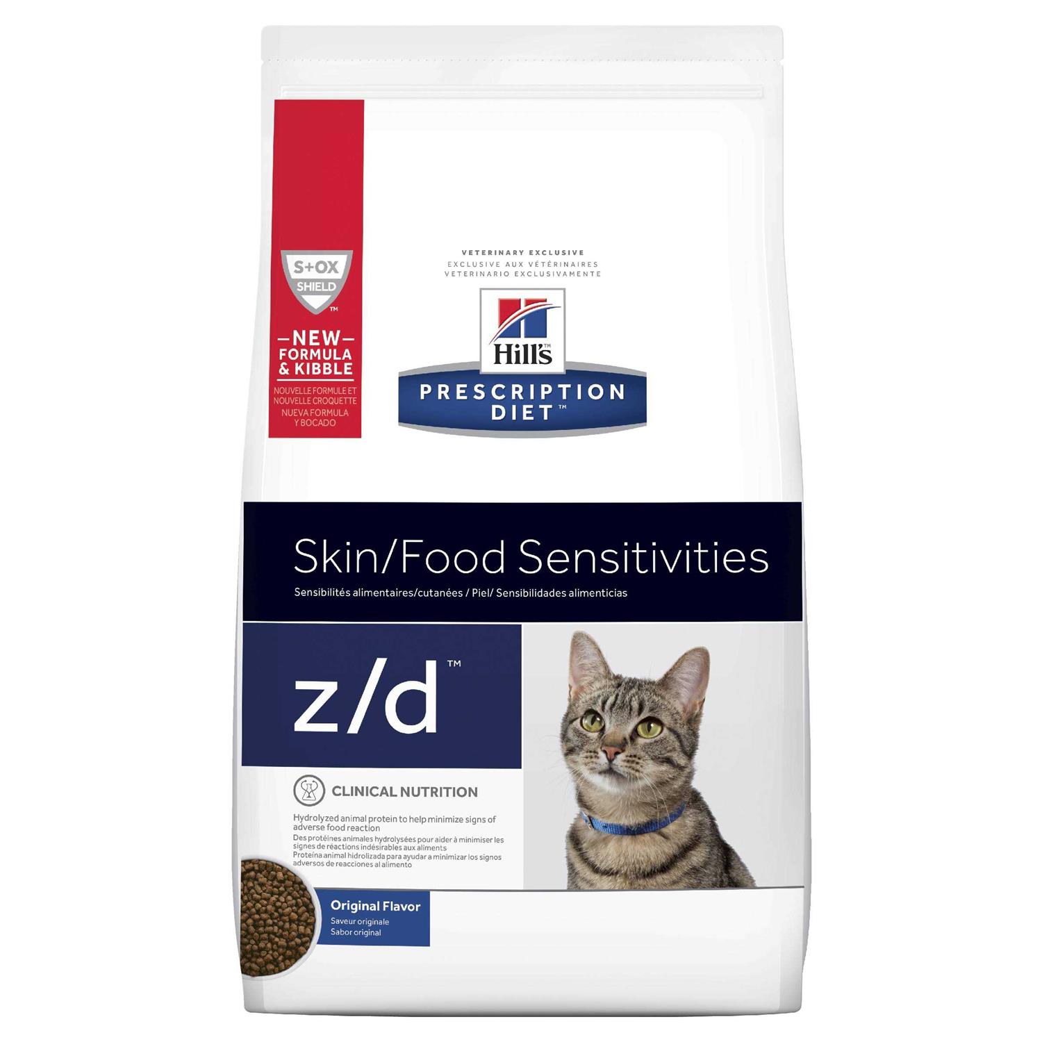 Prescription Diet z/d Skin/Food Sensitivities Feline Dry Food - Healthber