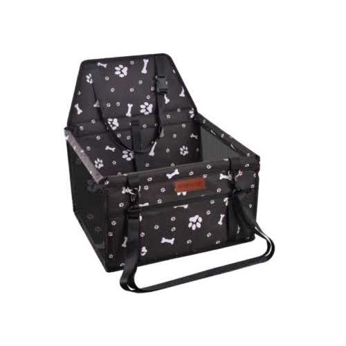 SWIHELP Dog Car Seat Puppy Portable Pet Booster Car Seat with Clip-On Safety Leash and PVC Support Pipe - Healthber