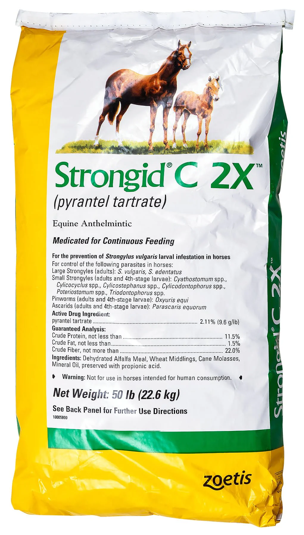 Strongid C 2X  Concentrated Daily Equine Anthelmintic - Healthber