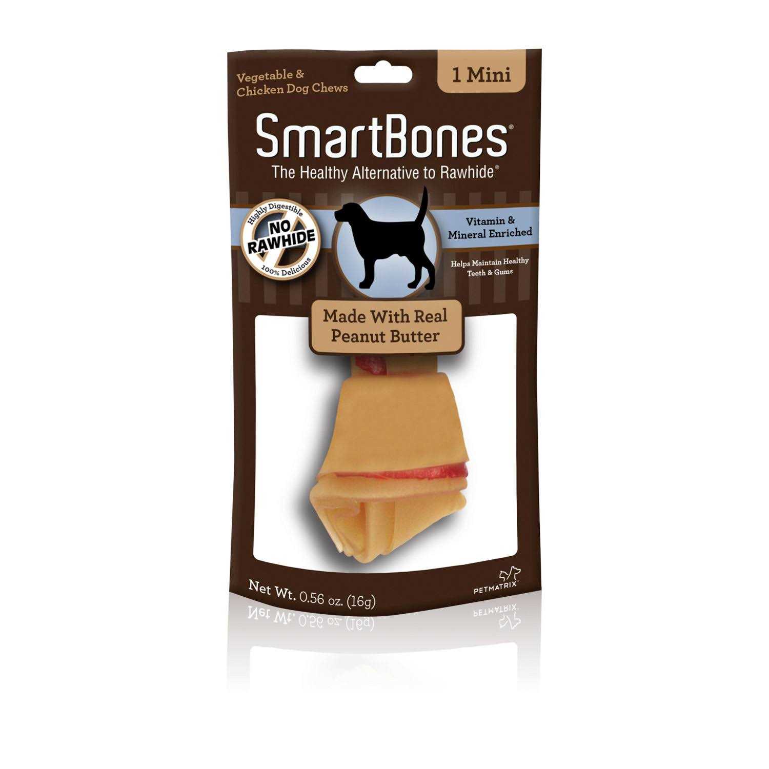 SmartBones Peanut Butter Dog Chews - Healthber