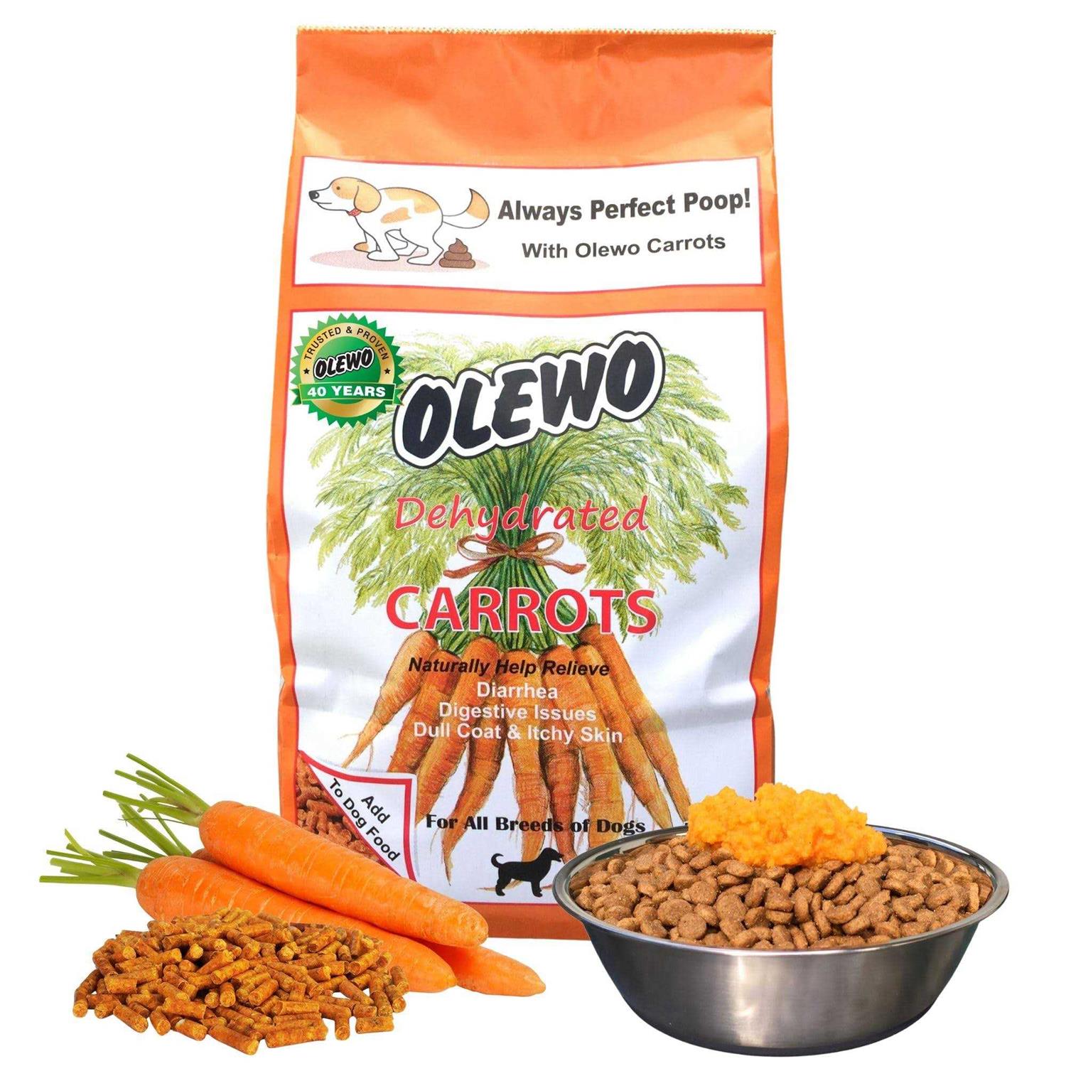 Olewo Original Carrots for Dogs Fiber for Dogs Keep Poop Firm - Healthber