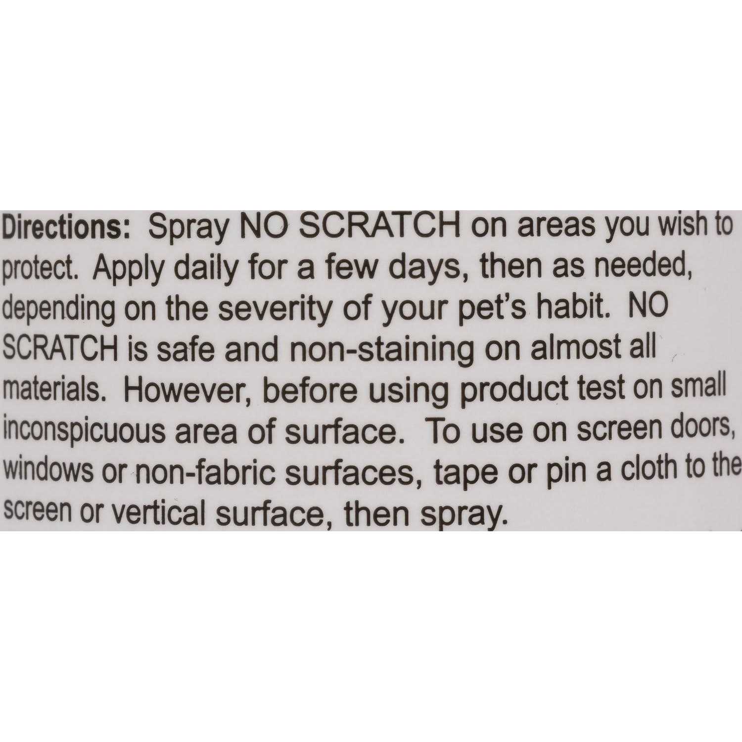 NaturVet Pet Organics No Scratch Spray for Cats - Healthber