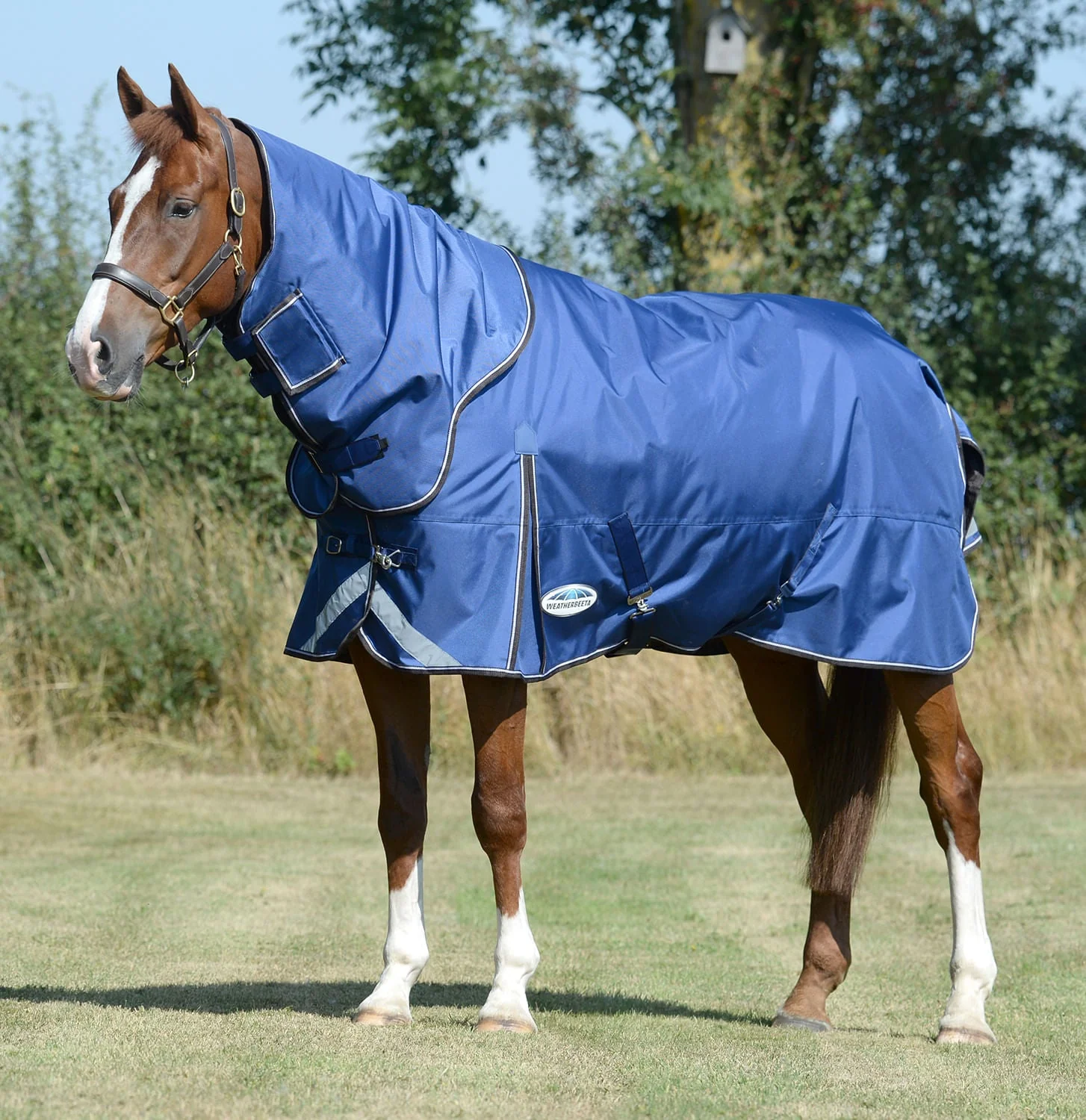 WeatherBeeta ComFITec Ultra Tough II Detach-a-Neck, Medium/Lite, Blue/Charcoal - Healthber