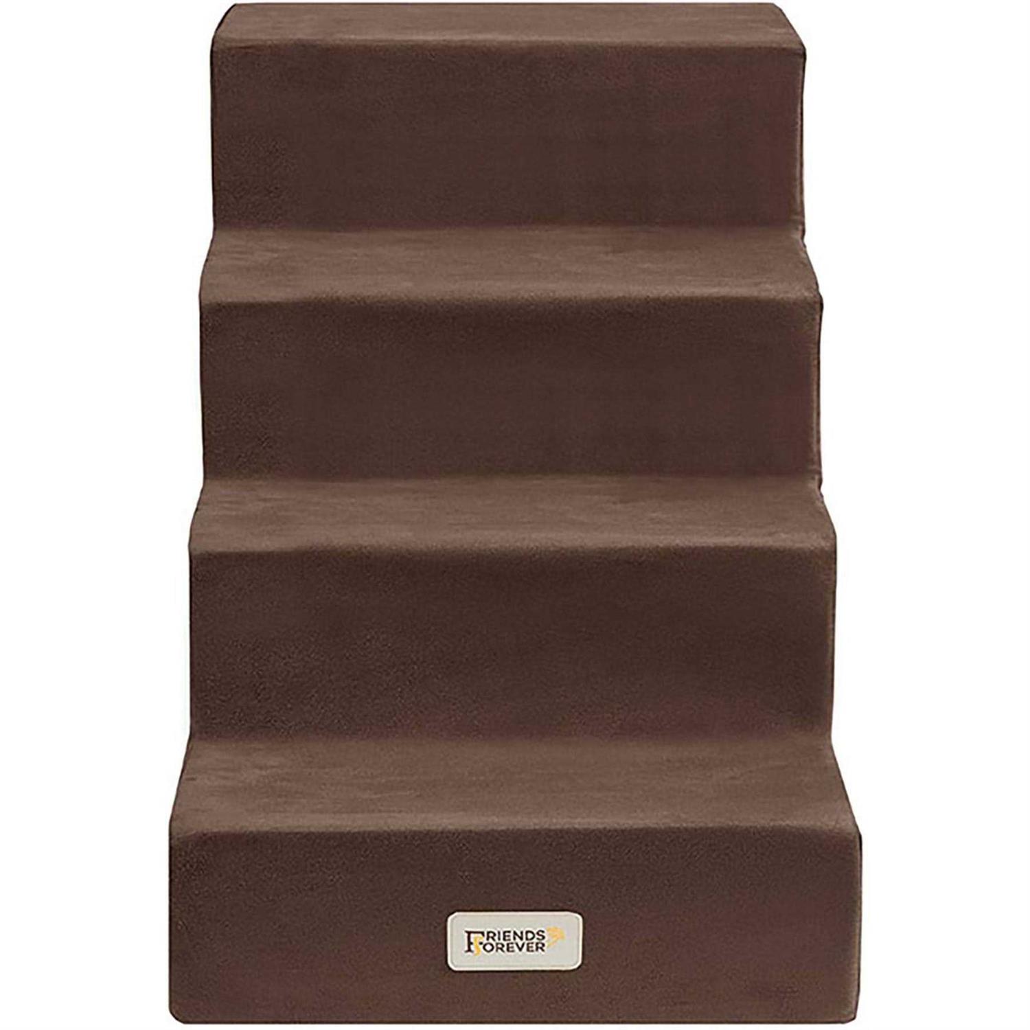 Friends Forever Milo Folding Dog Stairs for Indoor Premium Foam Pet S - Healthber