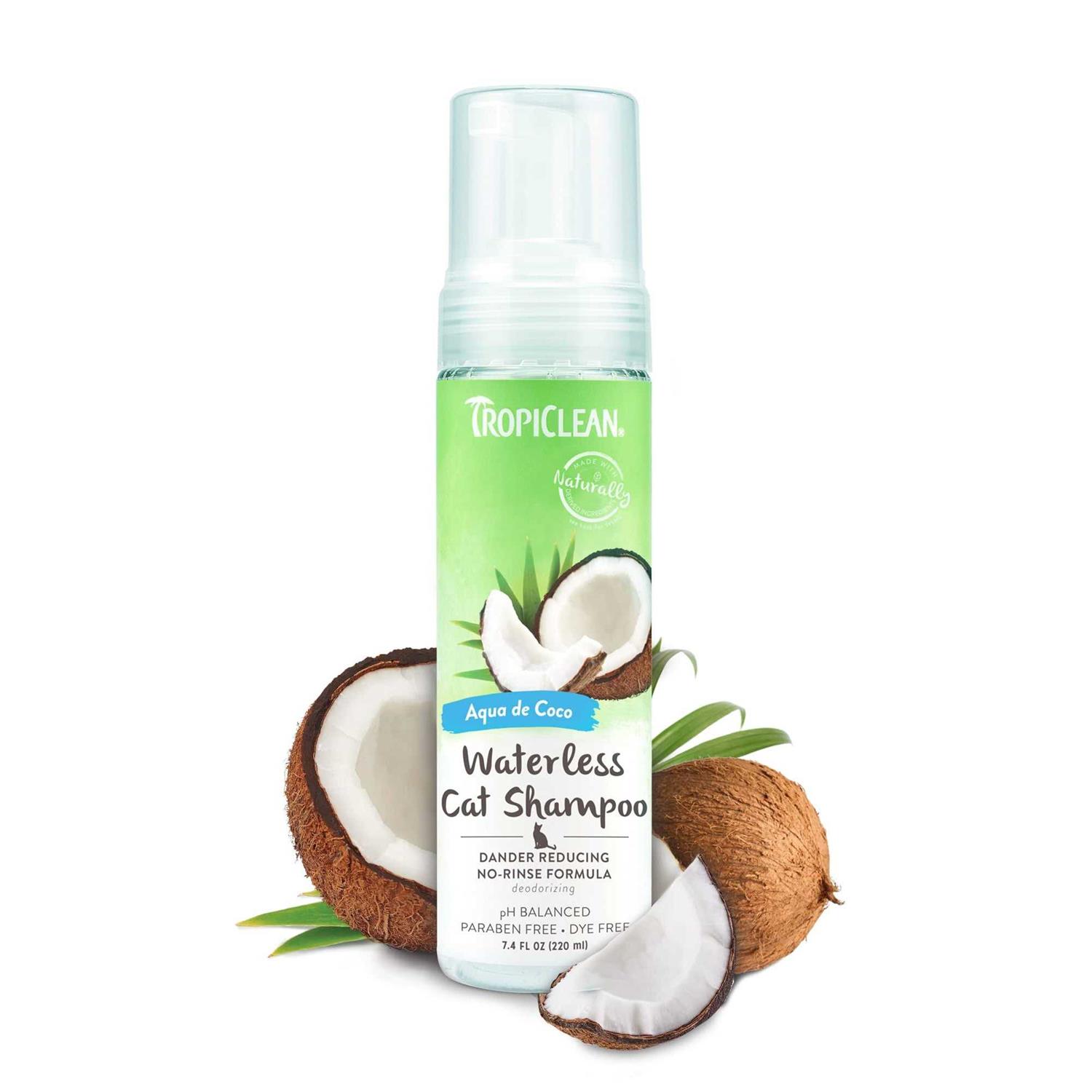 Tropiclean Dander Reducing Waterless Cat Shampoo - Healthber
