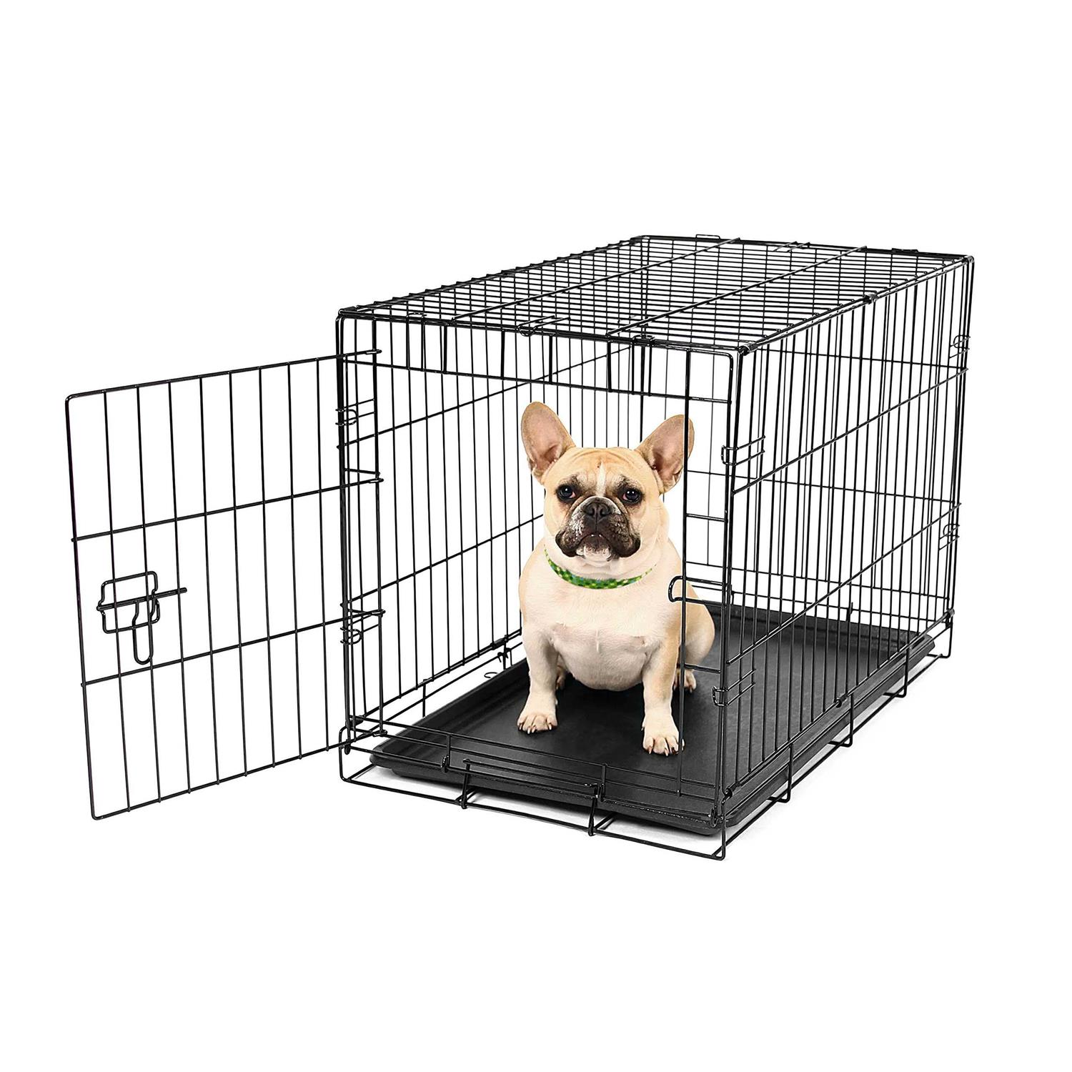 Carlson Pet Products Secure Single Door Wire Dog Crate - Healthber