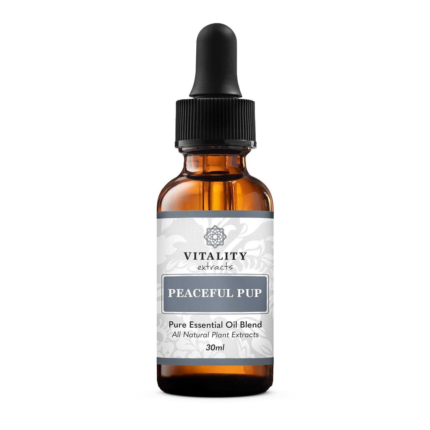 Vitality Extracts Peaceful Pup Dog Anxiety & Stress Relief Roll-on - Healthber