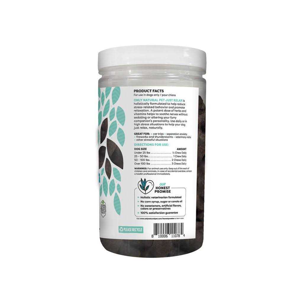 Only Natural Pet Just Relax Herbal Calming Soft Chews - Healthber