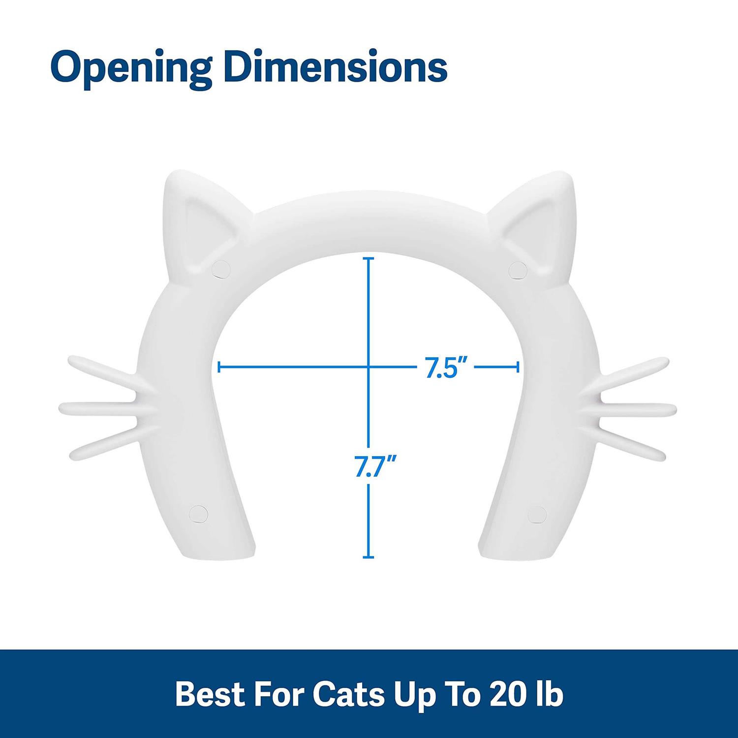 PetSafe Cat Door Cat Corridor for Interior Doors Adds Privacy, Keeps Dogs Out of Cats Space, Food, and Litter Box or Auto Feeder - Healthber