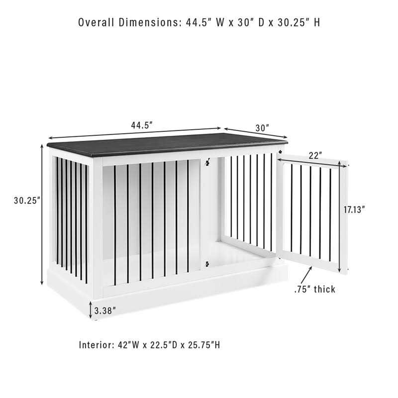 Winslow Credenza Crate Dark Brown - Healthber