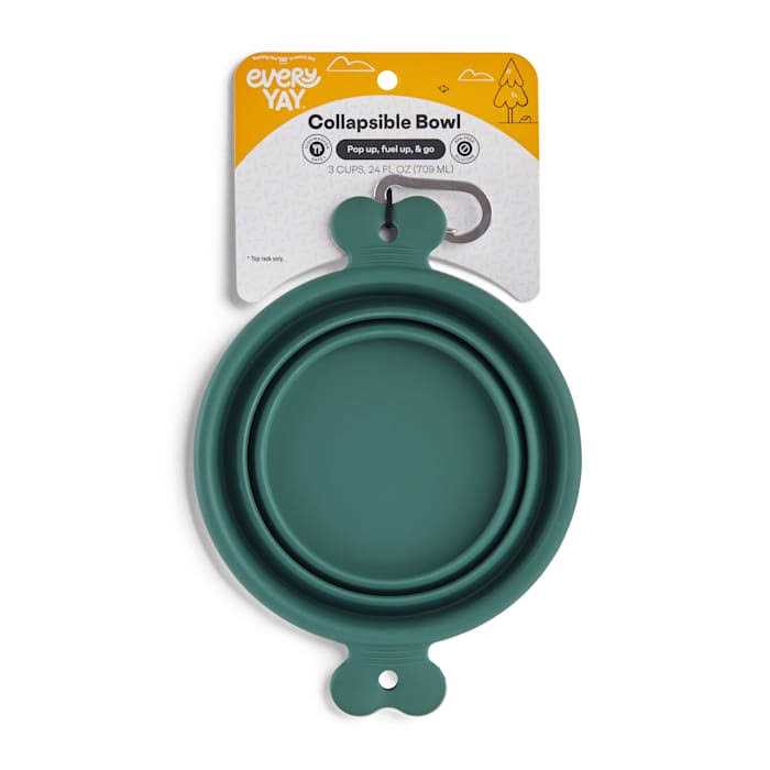 EveryYay Open-Air Eats Collapsible Bowl for Dogs - Healthber