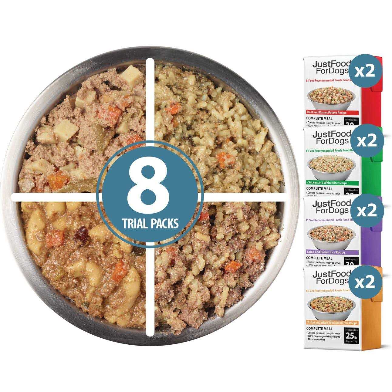 JustFoodForDogs Pantry Fresh Fresh Dog Food Topper Variety Pack - Healthber