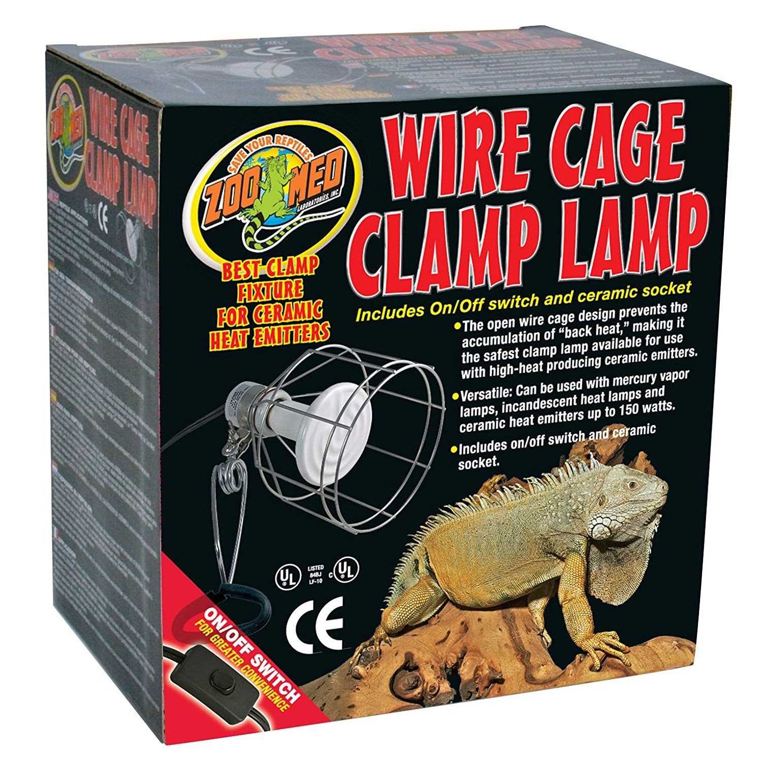 Zoo Med Wire Cage Clamp Lamp - Healthber