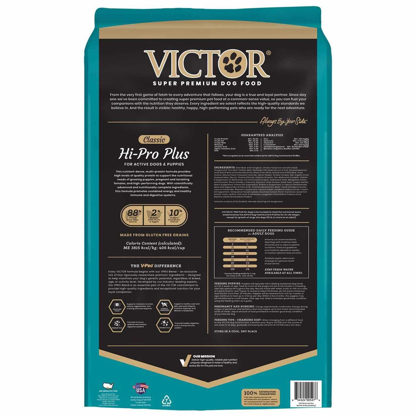 Victor Hi-Pro Plus Formula Dry Dog Food - Healthber