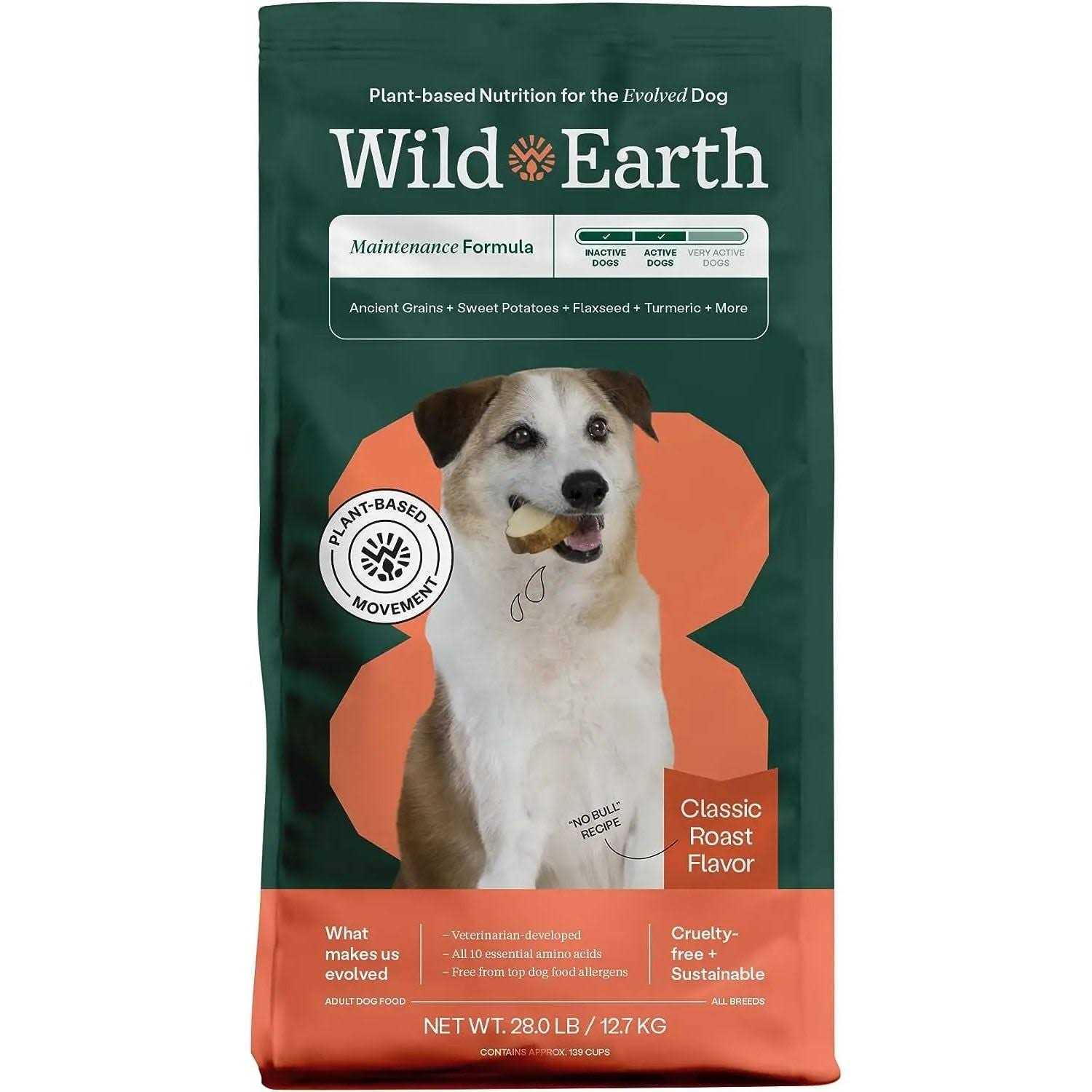 Wild Earth Classic Roast Flavor Maintenance Formula Dry Dog Food - Healthber