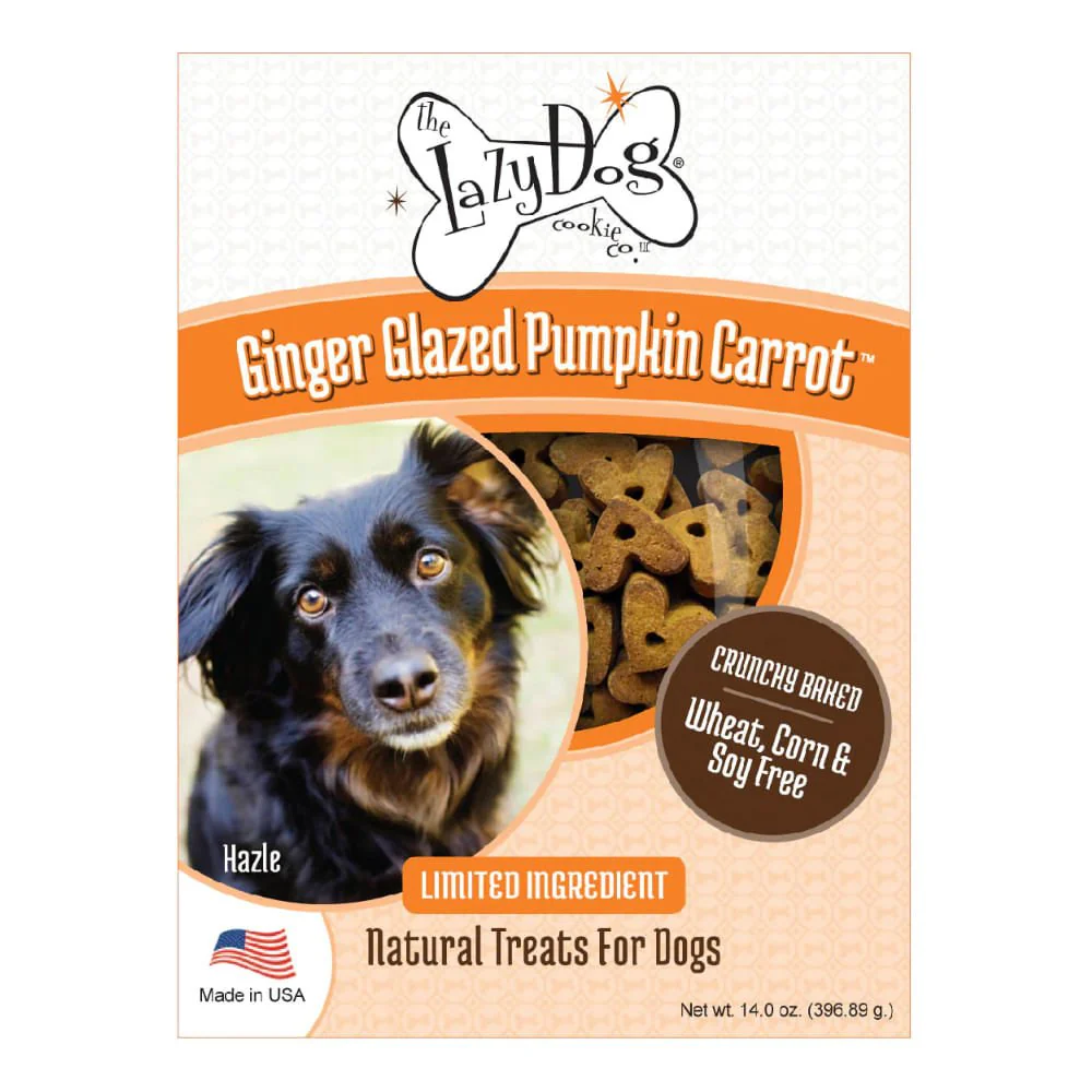 Ginger Glazed Pumpkin Carrot Crunchy Cookies Natural Treats for Dogs - Healthber