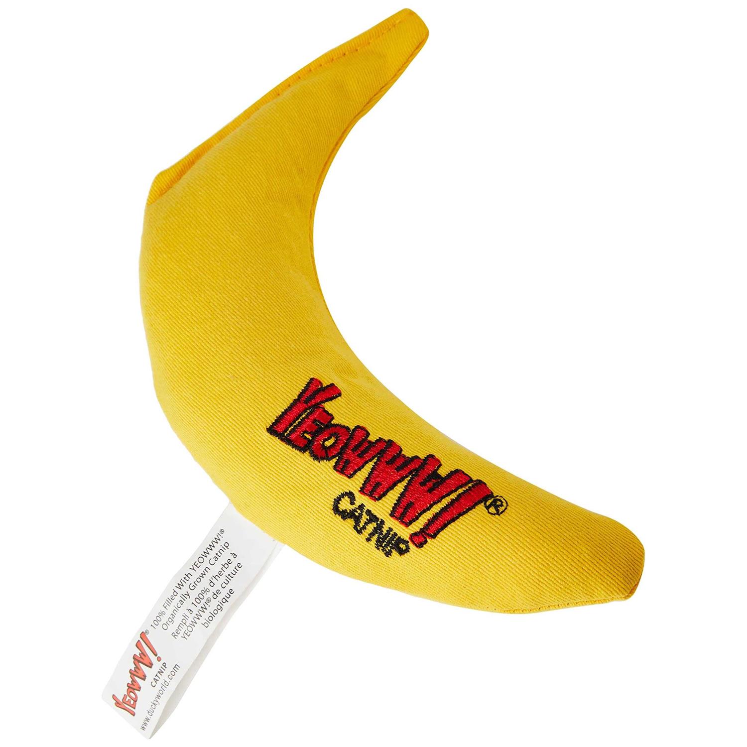 Yeowww! Banana Catnip Toy - Healthber