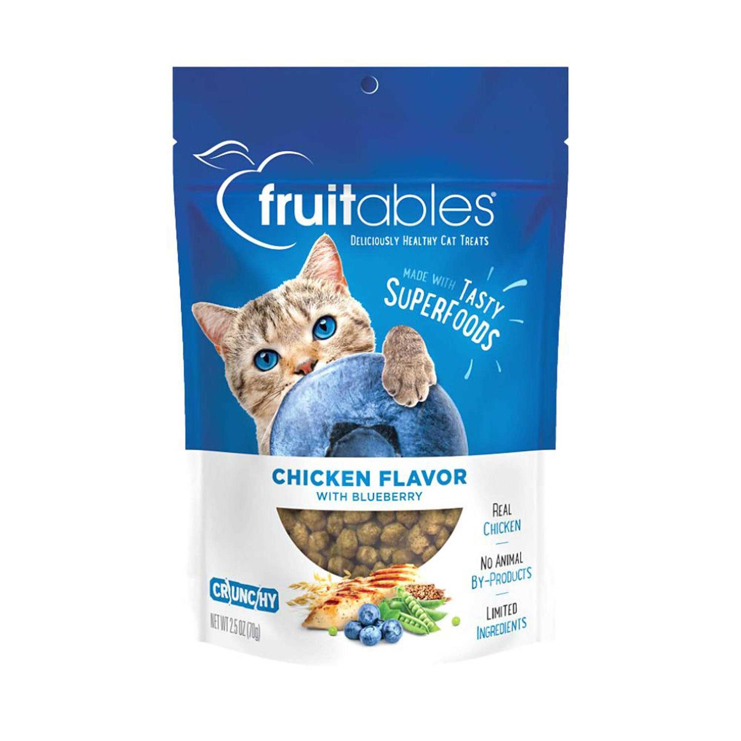 Fruitables Cat Treats Chicken/Blueberry - Healthber