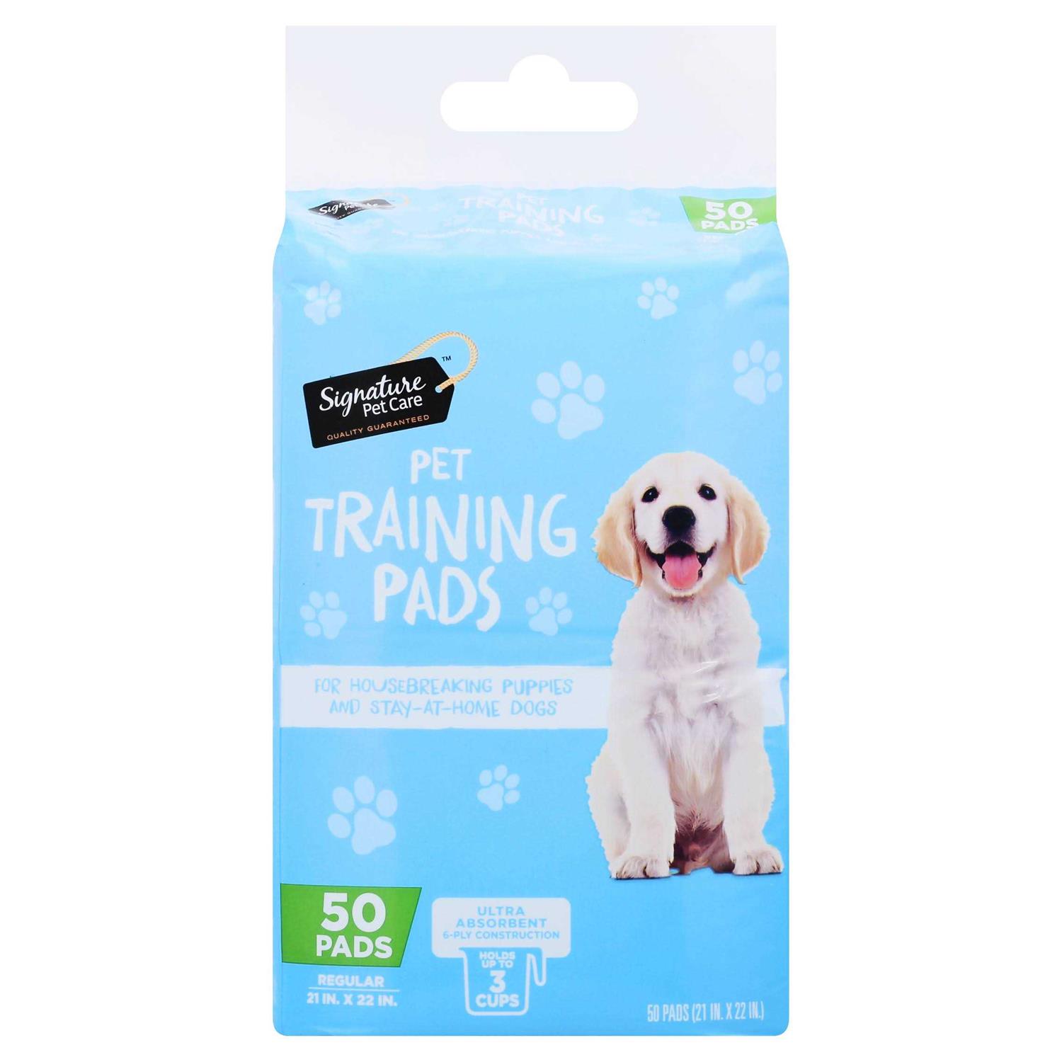 Signature Pet Care Training Pads Regular - Healthber