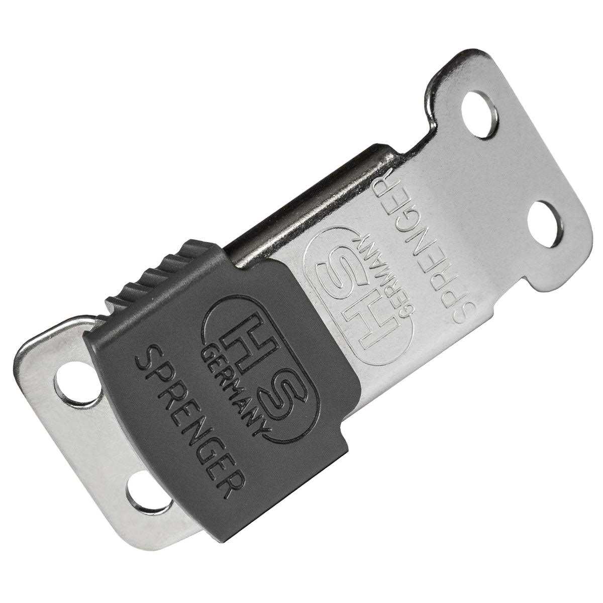 Herm Sprenger ClicLock Fastener Stainless Steel Buckle for Prong Dog Training Collar & Quick Release with Easy Buckle for Medium Large Dogs - Healthber