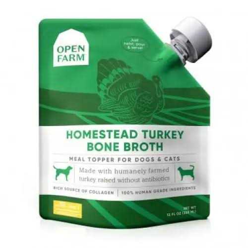 Open Farm Grass-Fed Beef Bone Broth for Dogs & Cats - Healthber