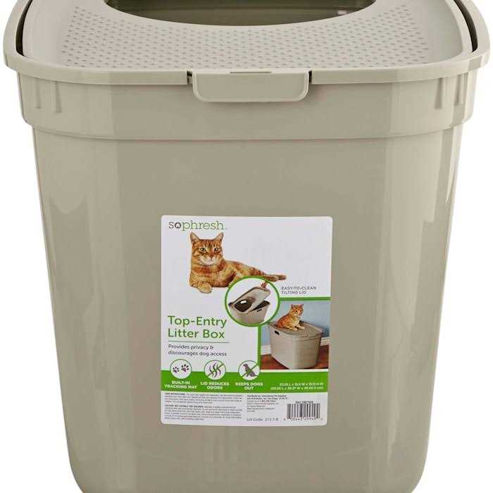 So Phresh Top-Entry Litter Box 23.23 H x 15.5 W x 15.13 L - Healthber