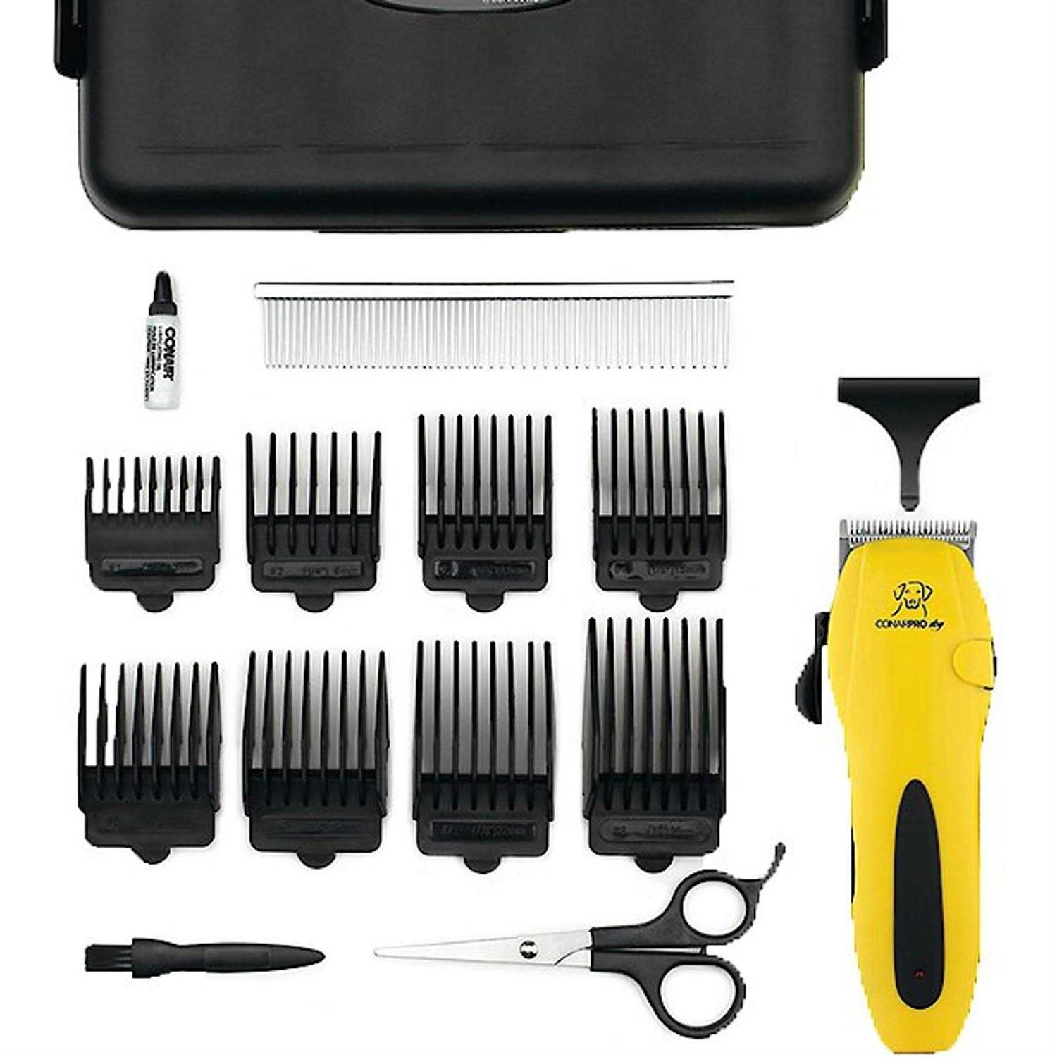 CONAIRPROPET Cordless Clipper 15-Piece Pet Grooming Kit - Healthber