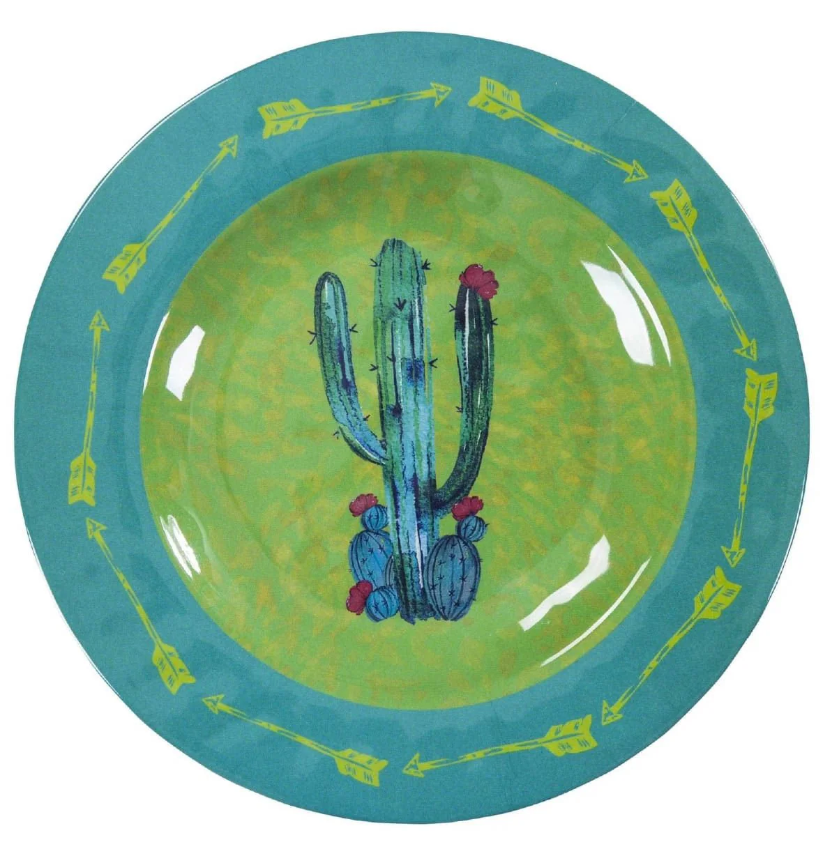 Saguaro Cactus Melamine Salad Plates, Set of 4 - Healthber
