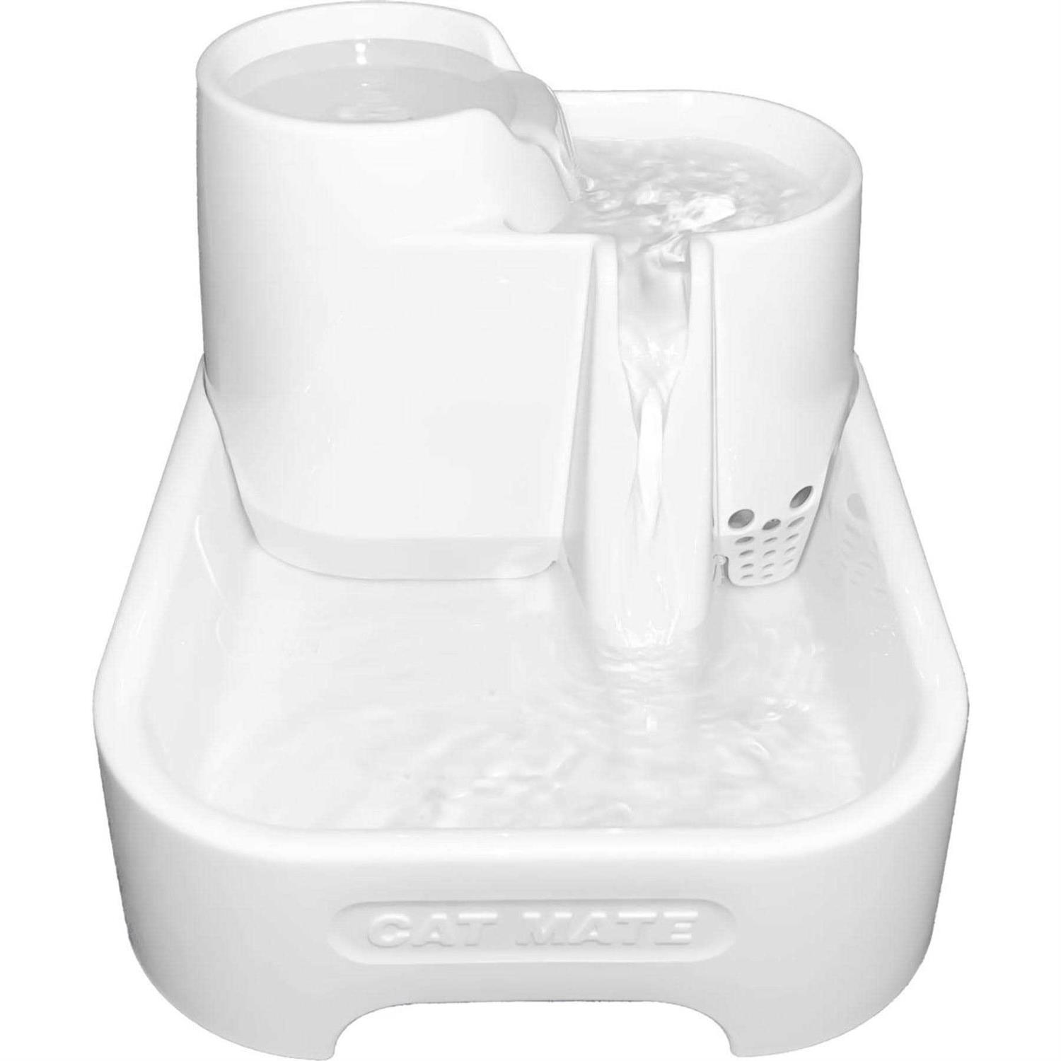 Cat Mate Plastic Dog & Cat Fountain - Healthber