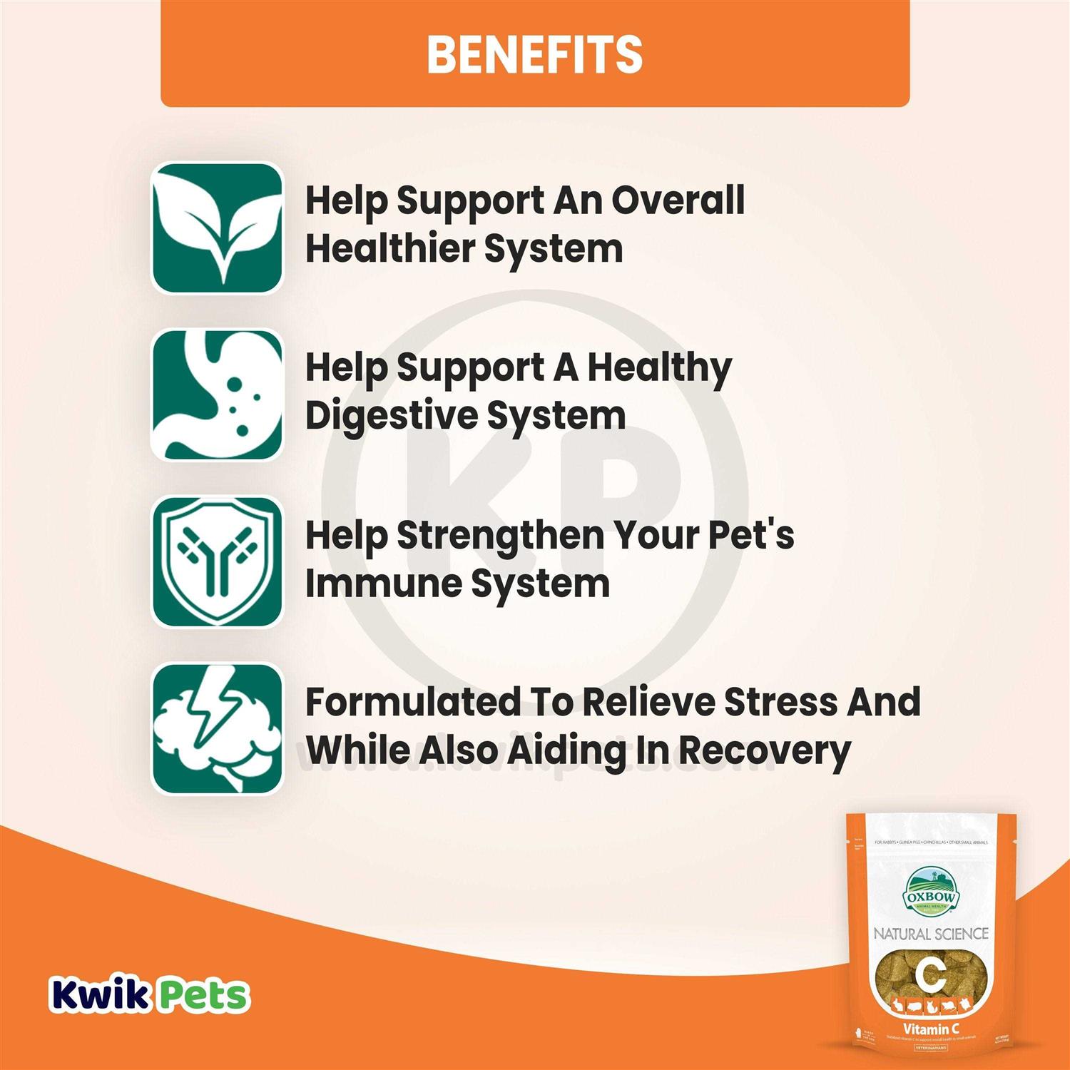 Oxbow Natural Science Vitamin C Supplement - Healthber