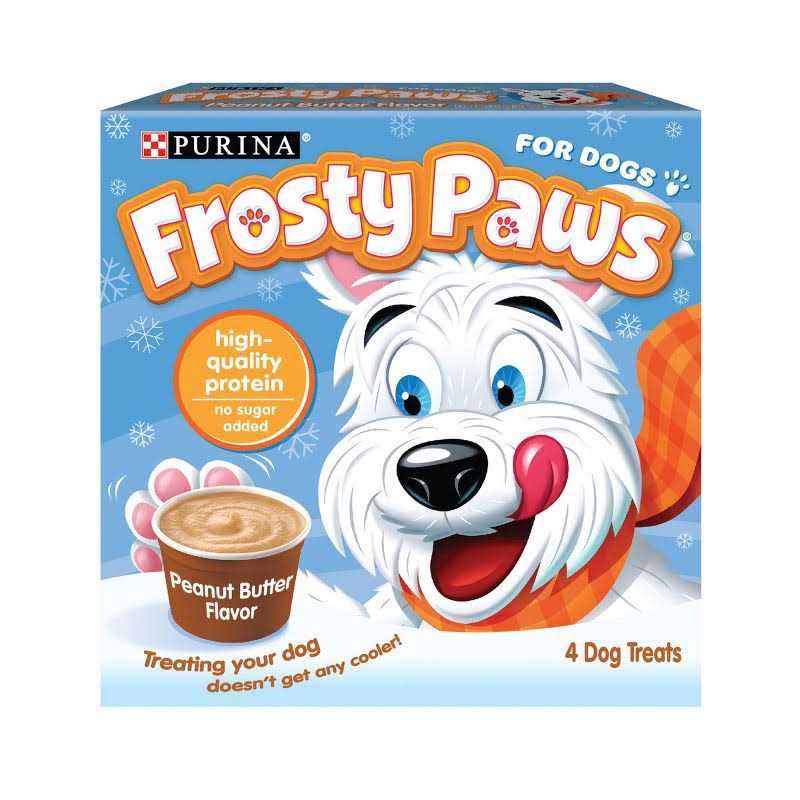 Frosty Paws Purina Peanut Butter Frozen Dog Treats - Healthber