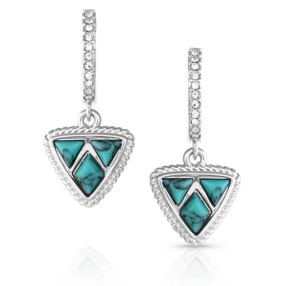 High Noon Cobblestone Turquoise Earrings - Healthber