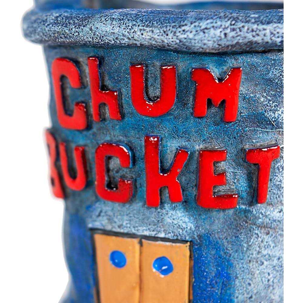 Penn-Plax Spongebob Squarepants Aquarium Ornament The Chum Bucket Medium - Healthber