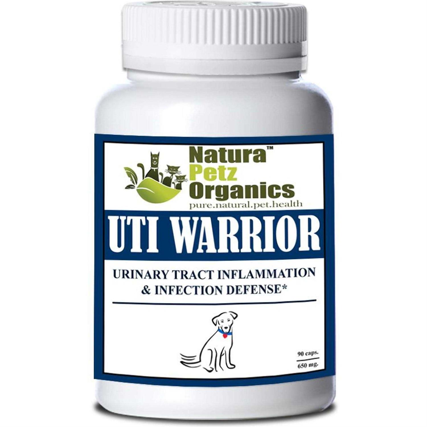 Natura Petz Organics UTI WARRIOR MAX* Urinary Tract Inflammation & Infection Support* Dogs Cats - Healthber