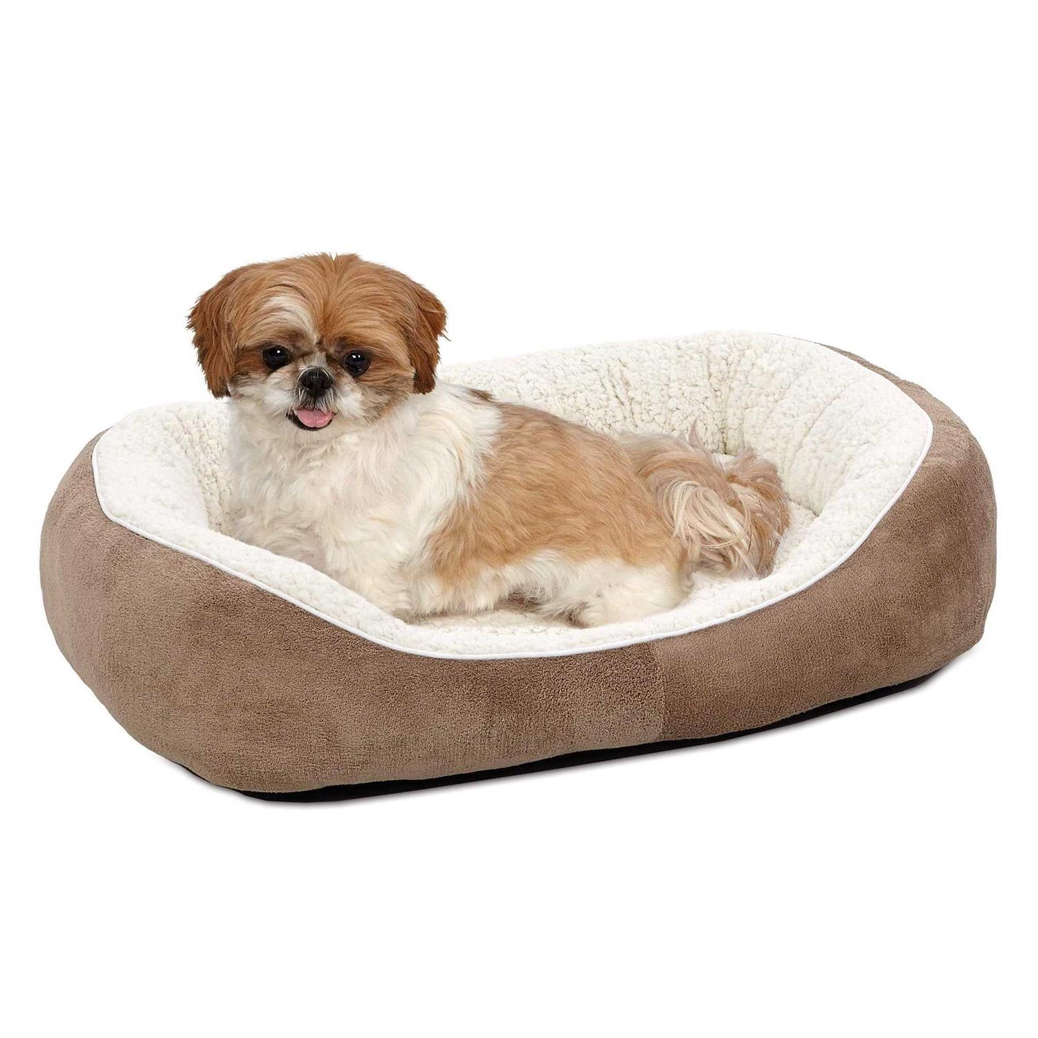 Midwest Medium Taupe Cuddle Bed - Healthber