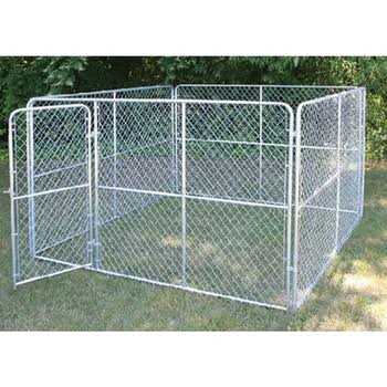Stephens Pipe & Steel LLC Dog Kennel System Gold Series 10 x 10 x 6-ft. DKA11010 - Healthber