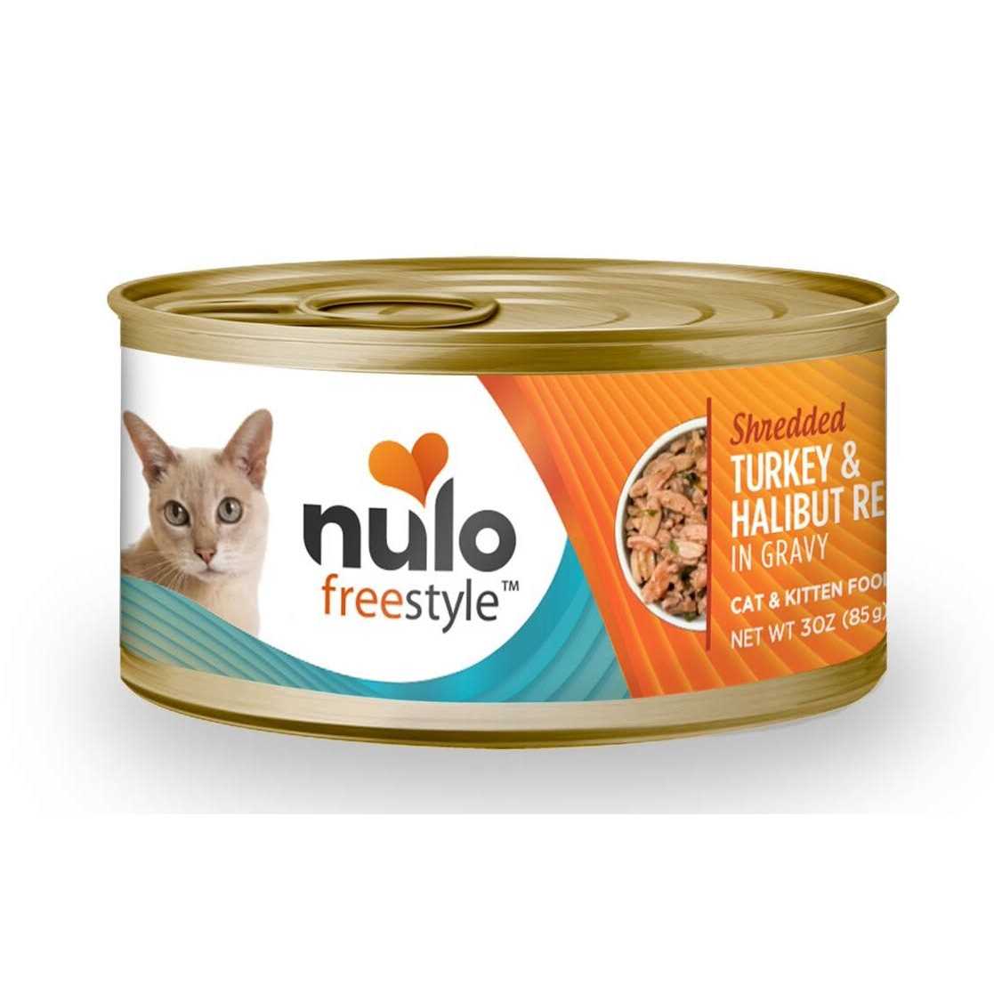 Nulo Freestyle Shredded Turkey & Halibut Canned Cat Food - Healthber