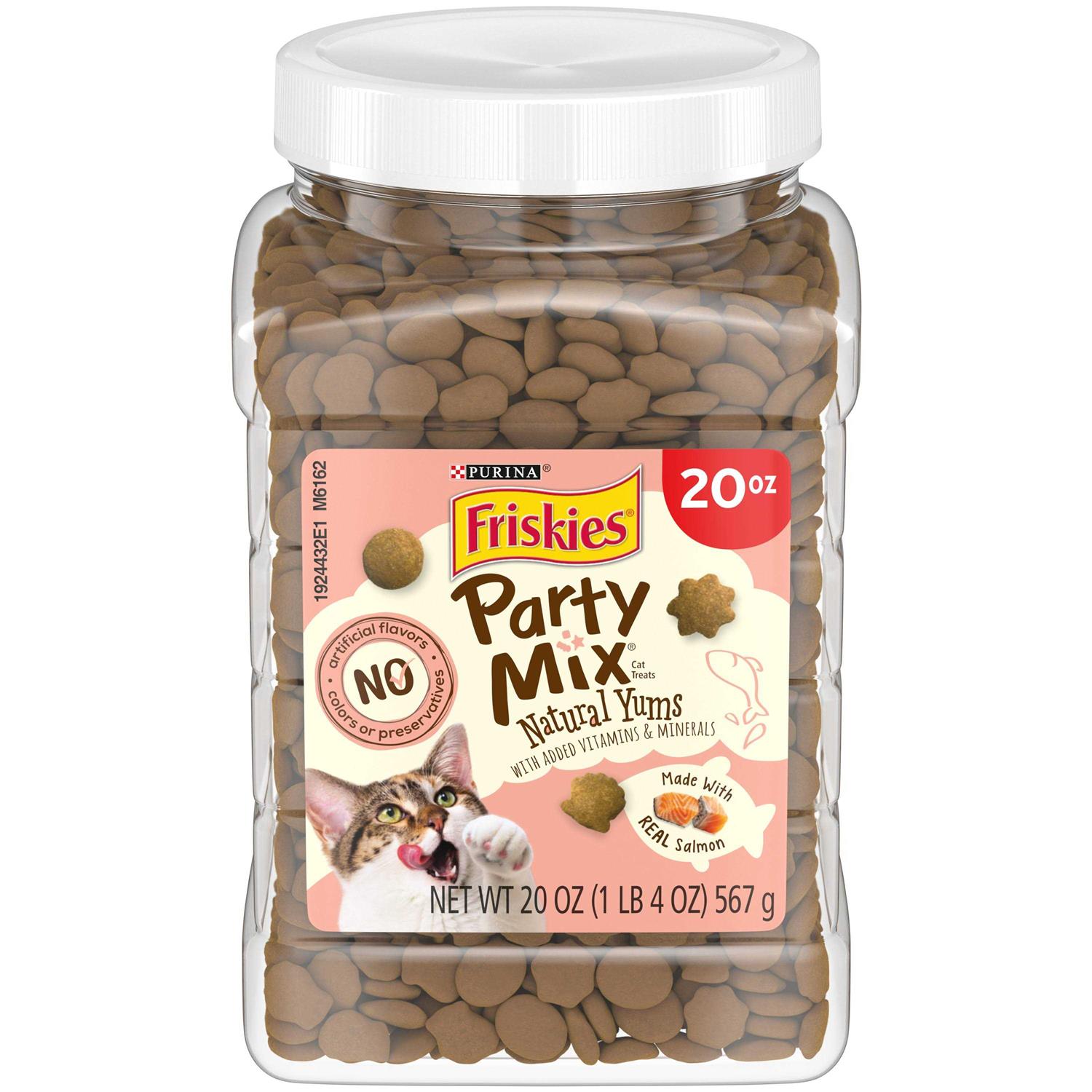 Purina Friskies Natural Yums Party Mix Cat Treats - Healthber