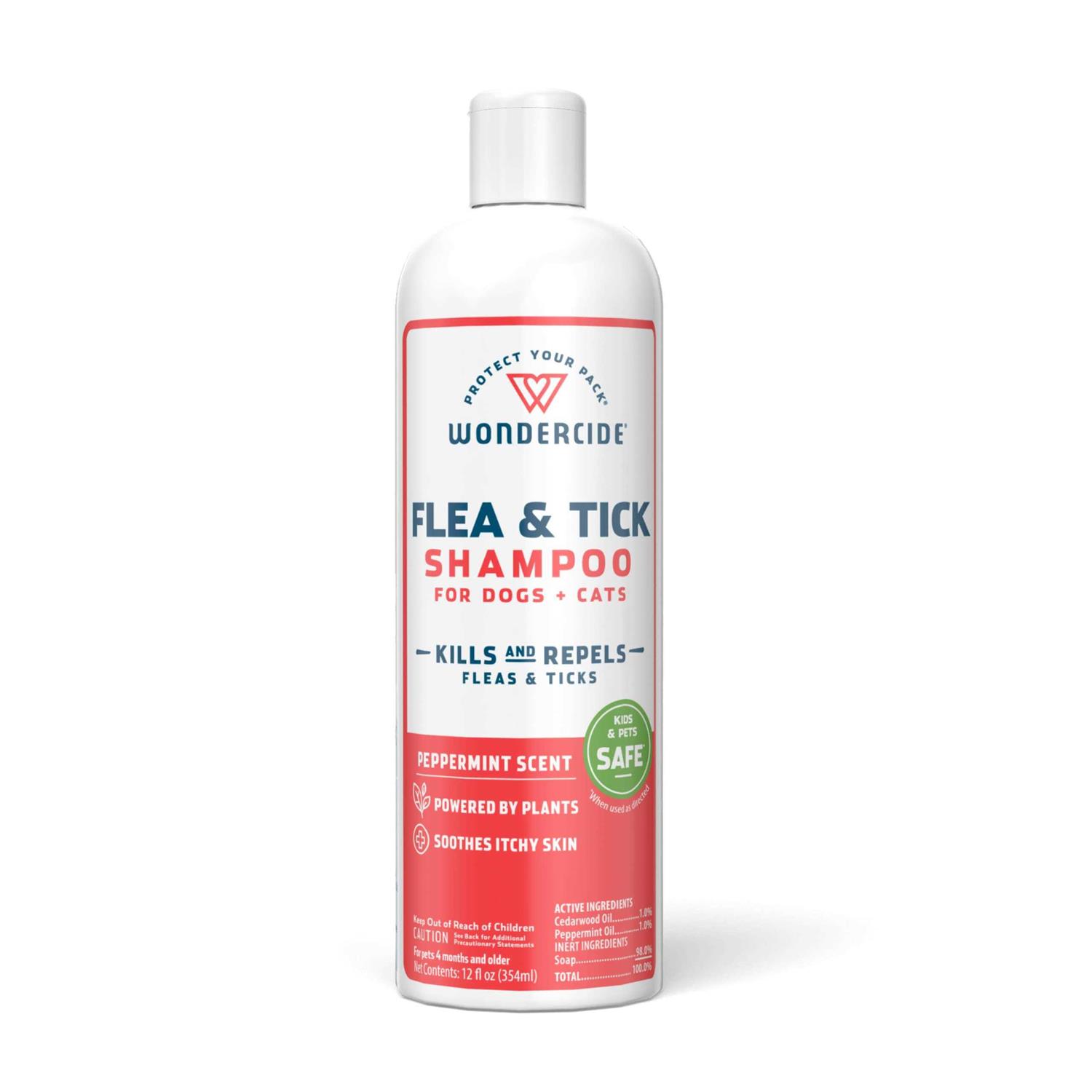 Wondercide Flea and Tick Shampoo for Dogs Cats - Healthber