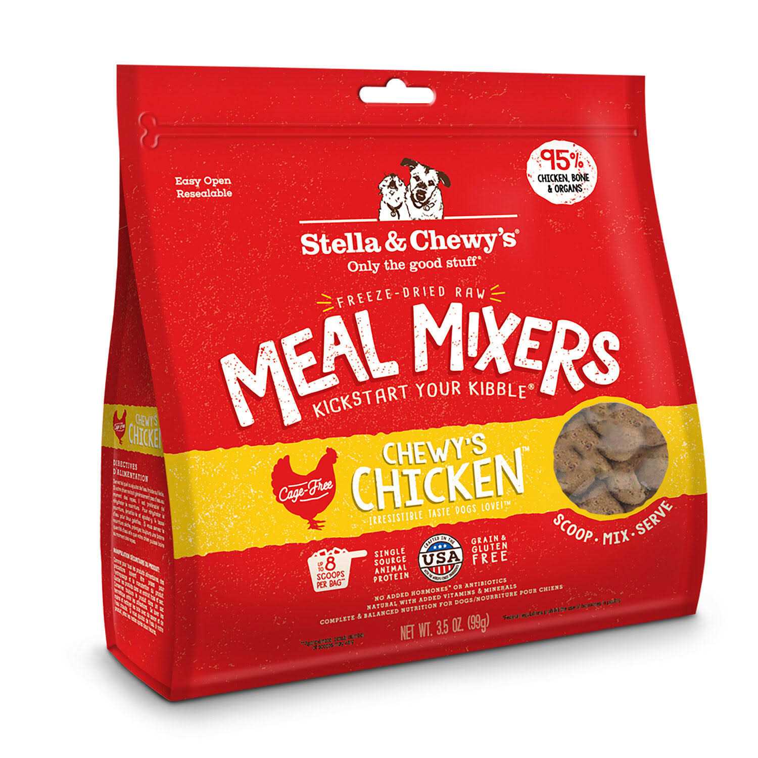Stella & Chewy’s Freeze Dried Chicken Meal Mixers Dog Food - Healthber