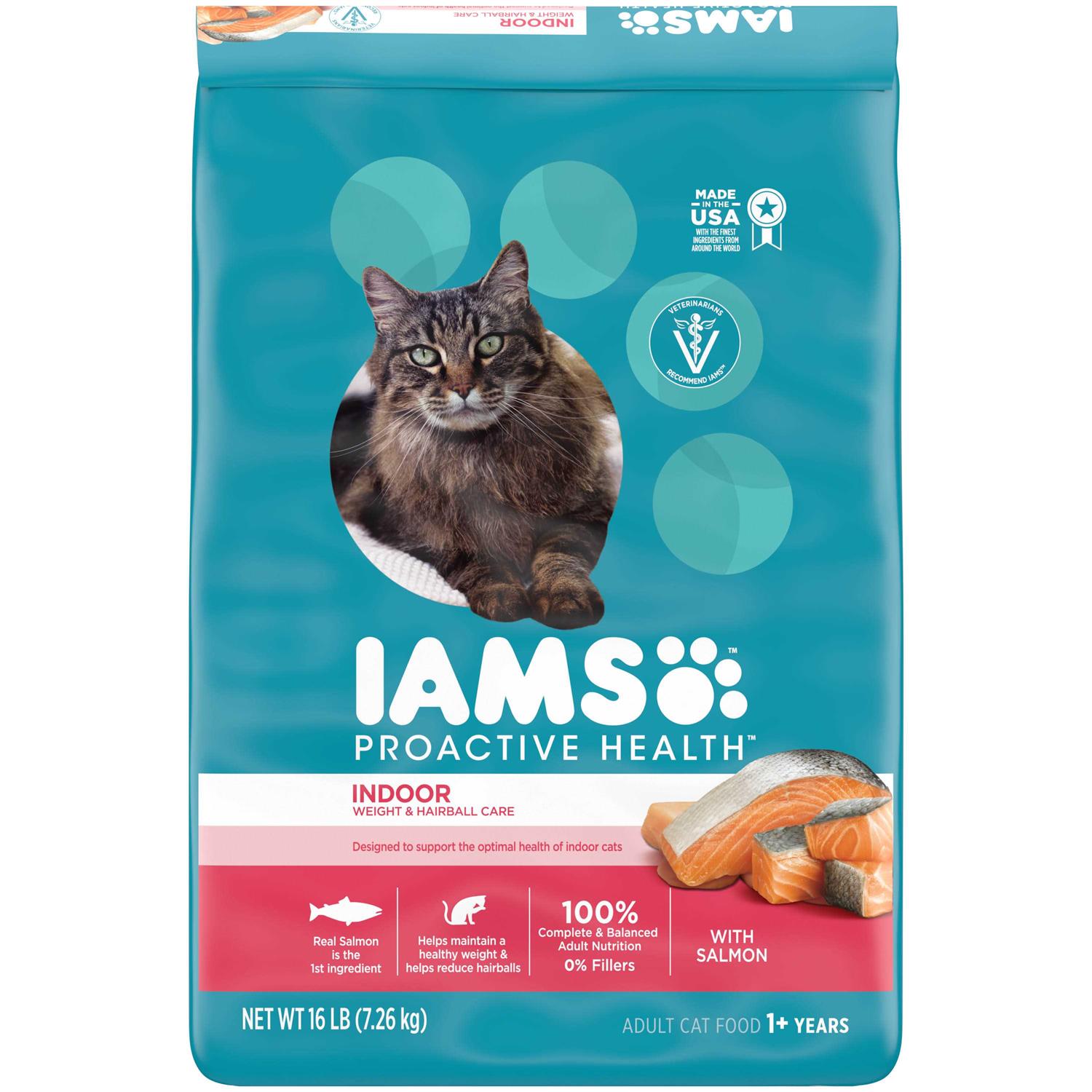 Iams Proactive Health Care Salmon Adult Dry Cat Food - Healthber