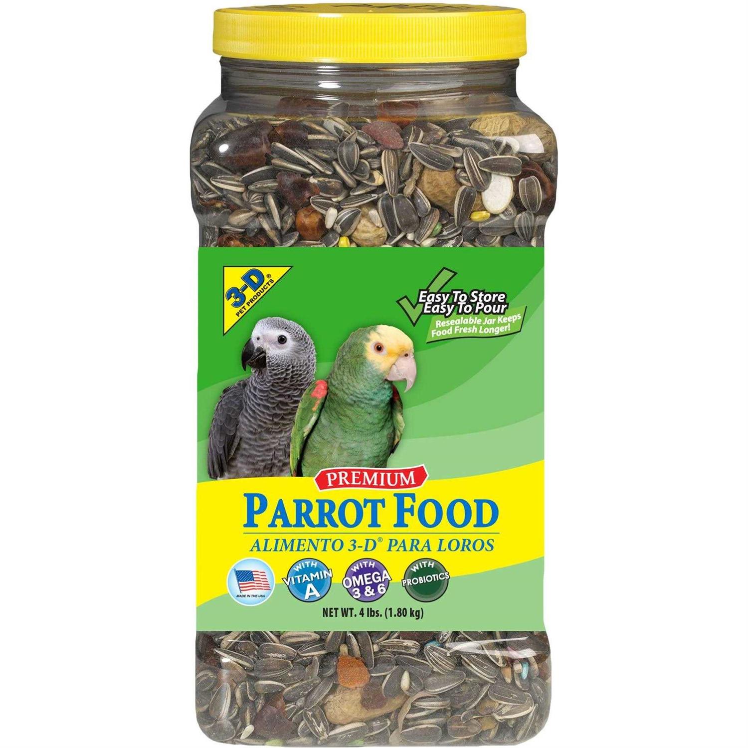 3-d Pet Products Premium Parrot Food - Healthber