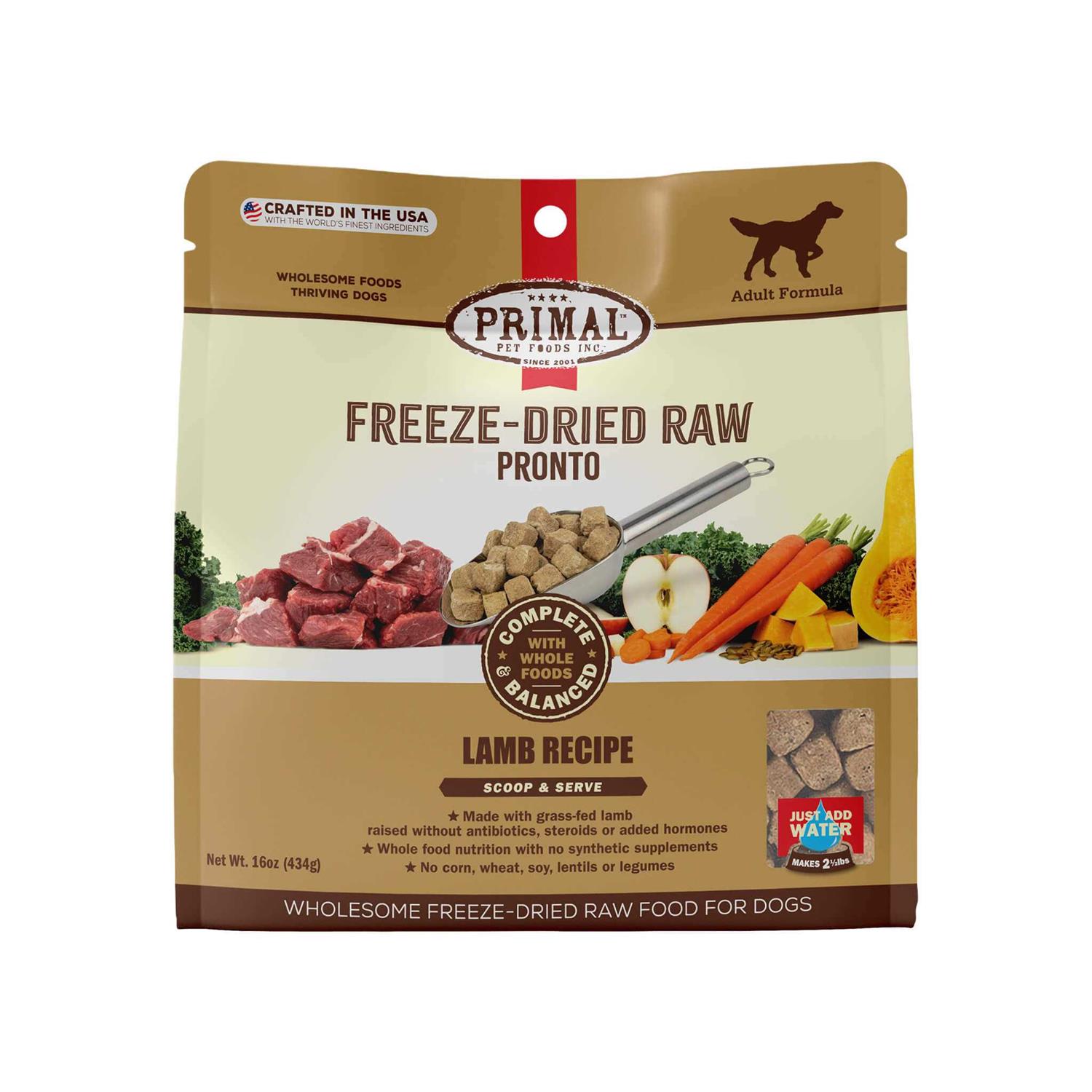 Primal Freeze Dried Raw Pronto Dog Food - Healthber