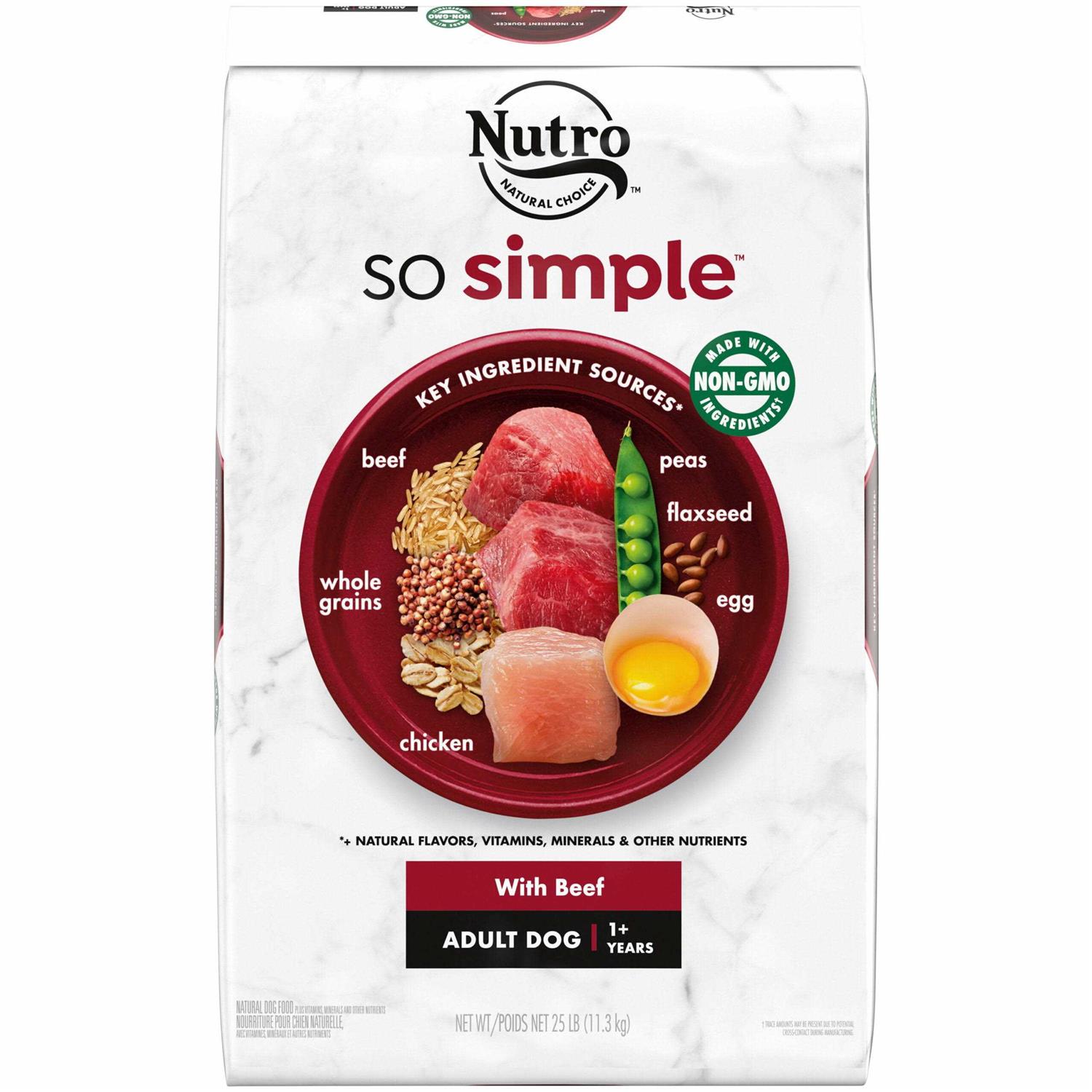 Nutro So Simple Beef Adult Dry Dog Food - Healthber