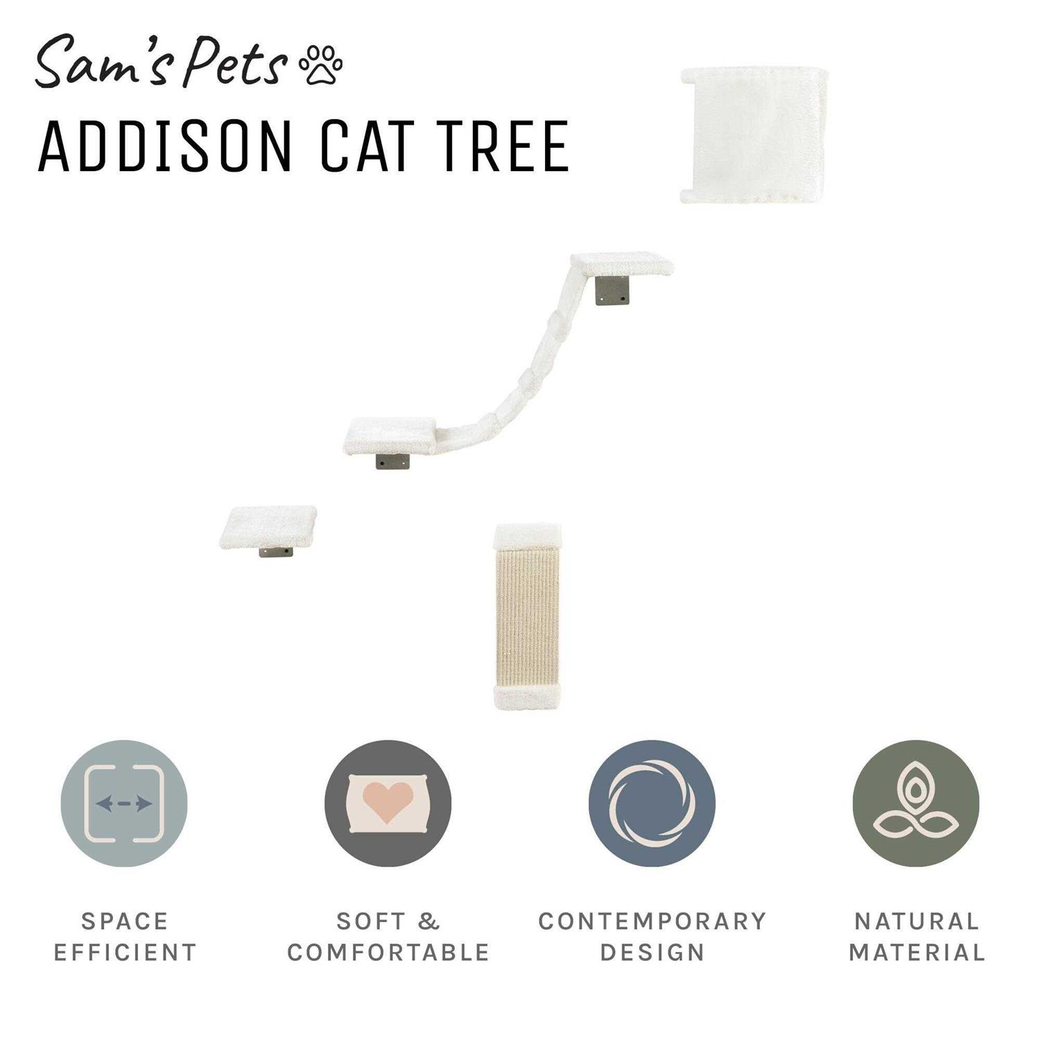 Sam’s Pets Addison Wall Climber Cat Tree - Healthber