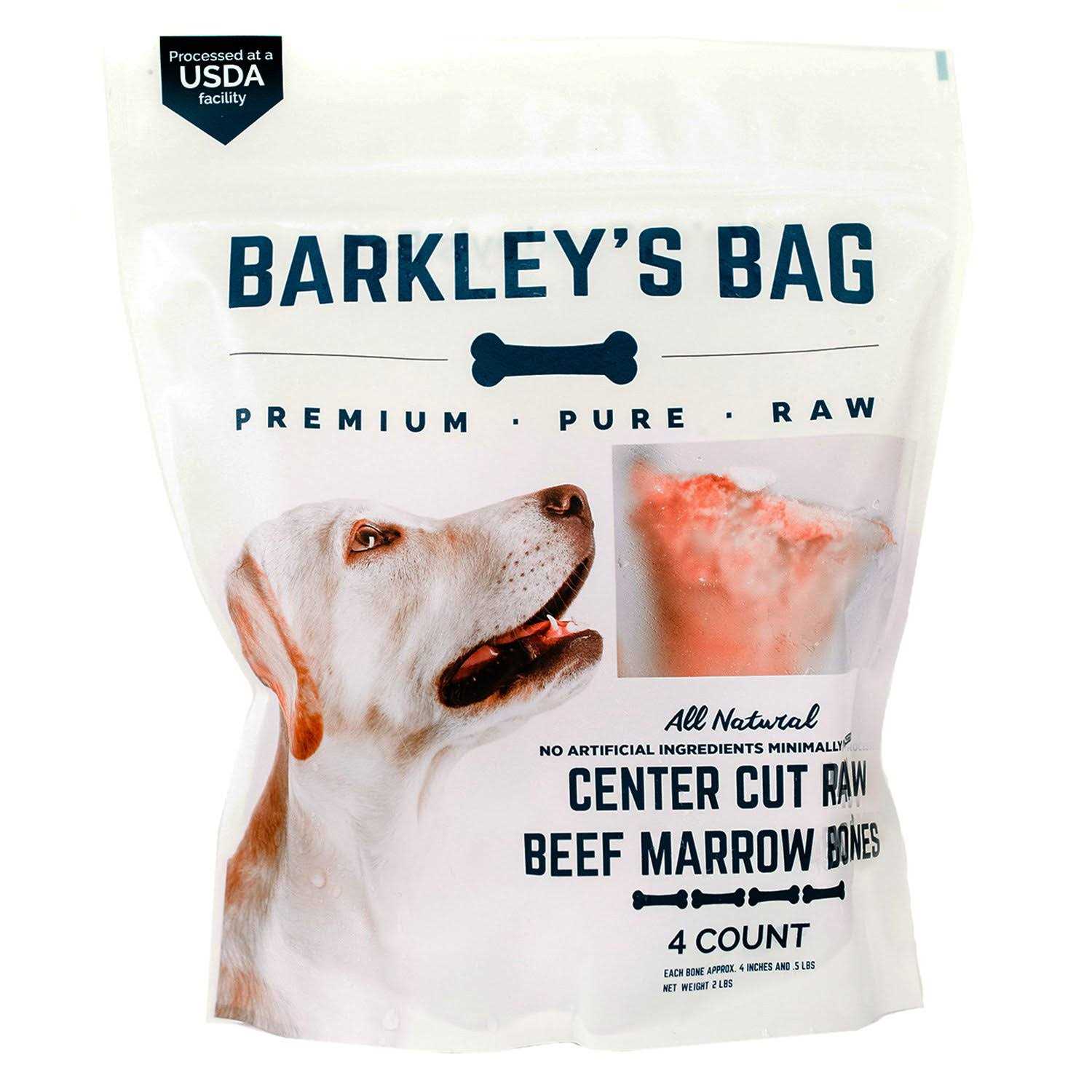 Barkley’s Bag Beef Marrow Bones for Dogs - Healthber