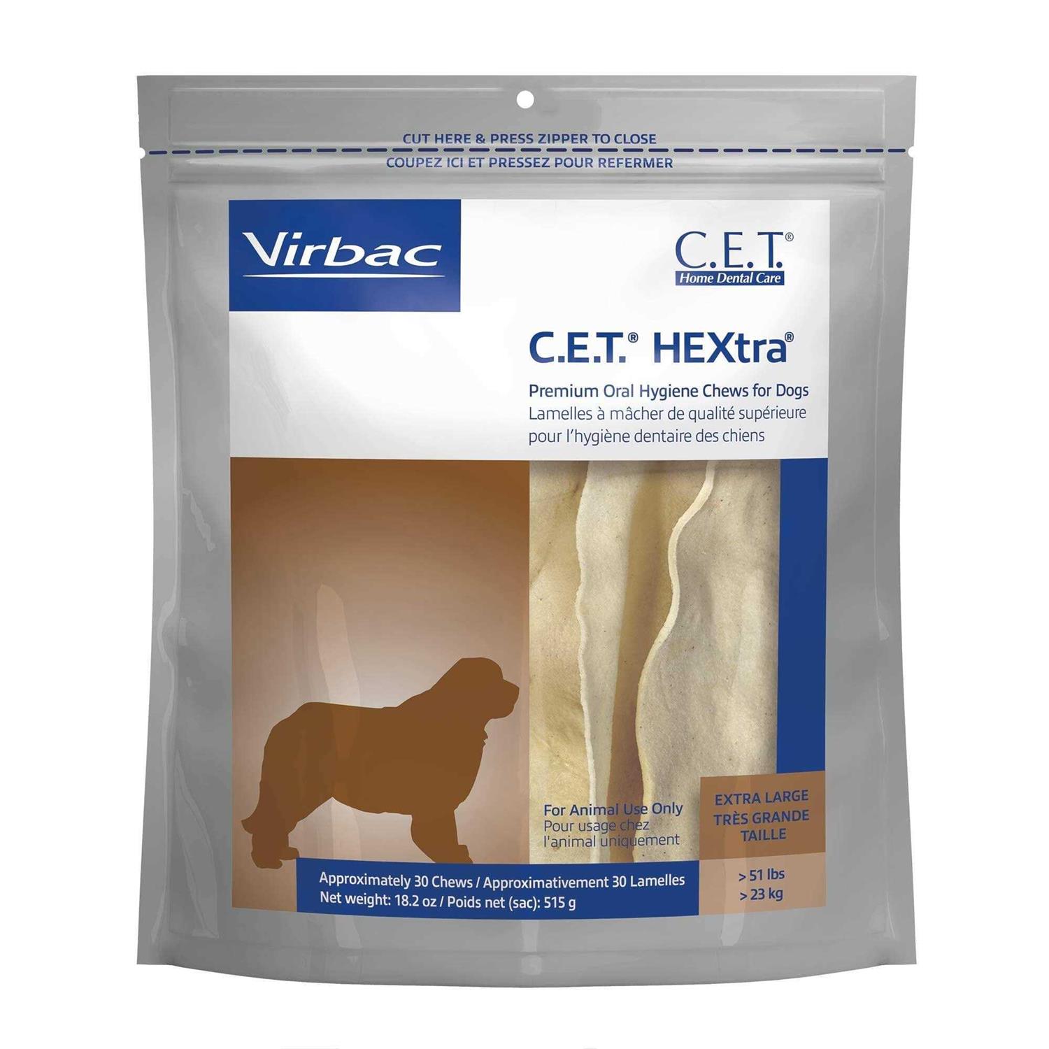 Virbac C.E.T. HEXtra Premium Chews Dogs - Healthber
