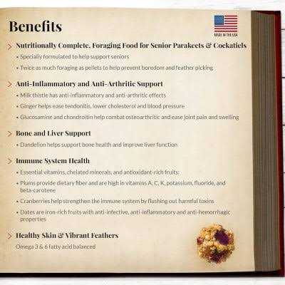 Lafeber Senior Bird Nutri Berries Parrot Food - Healthber