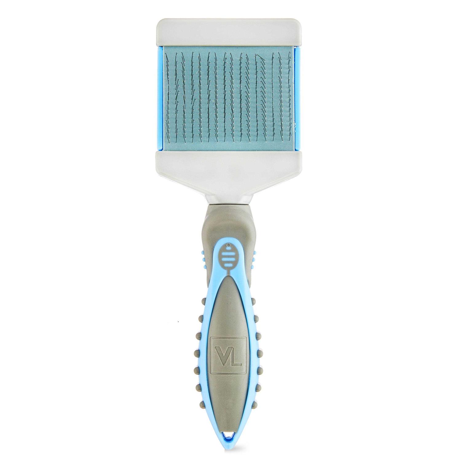 Vibrant Life Flexible Massage & Slicker Brush for Cats - Healthber