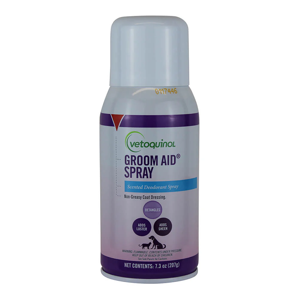 Vetoquinol Care Groom-Aid Spray for Dogs & Cats, 7.3 oz - Healthber